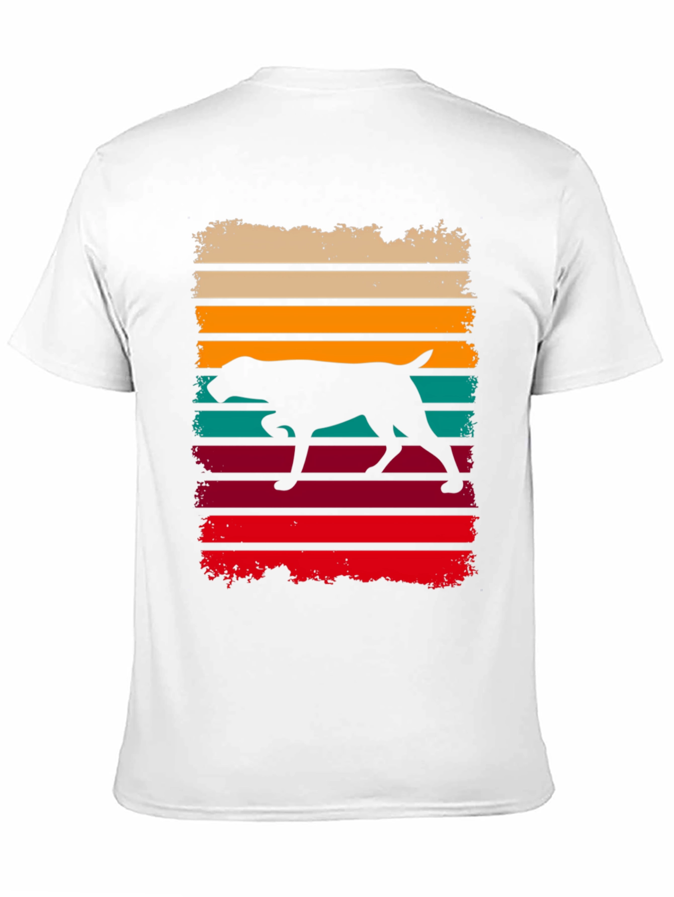 Retro Dog Silhouette Graphic Tee