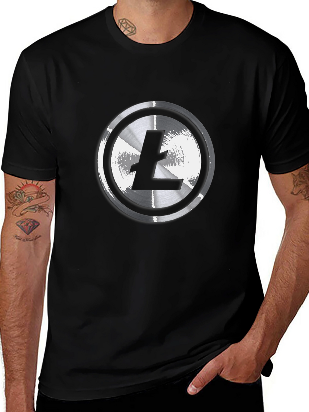 Litecoin Logo T-Shirt - Crypto Fashion