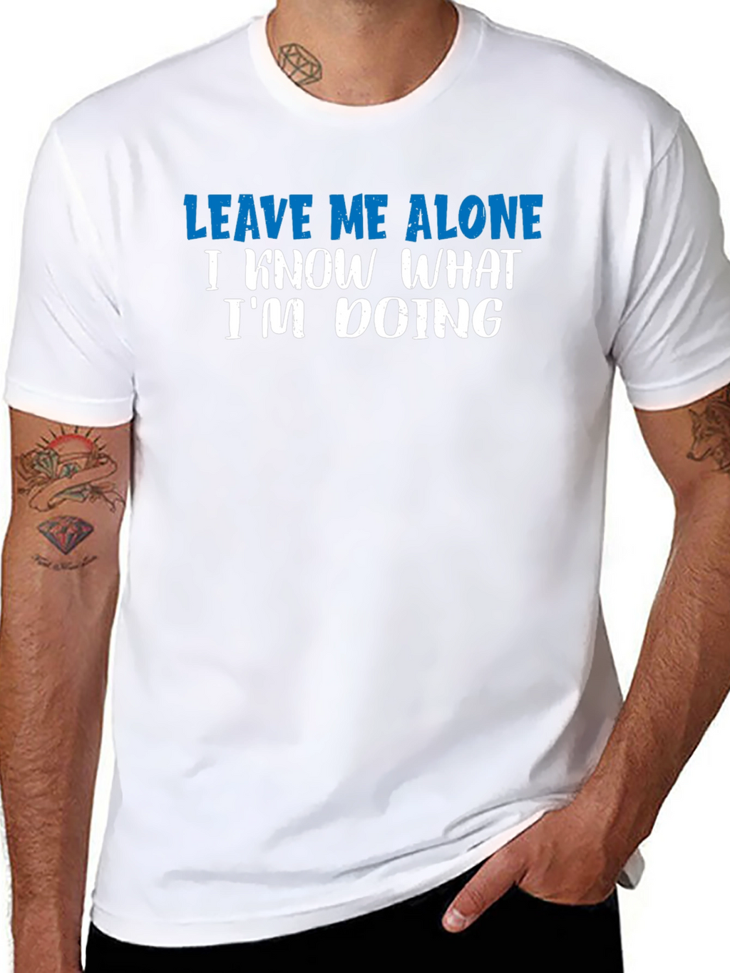 Leave Me Alone T-Shirt - Funny Sarcastic Graphic Tee