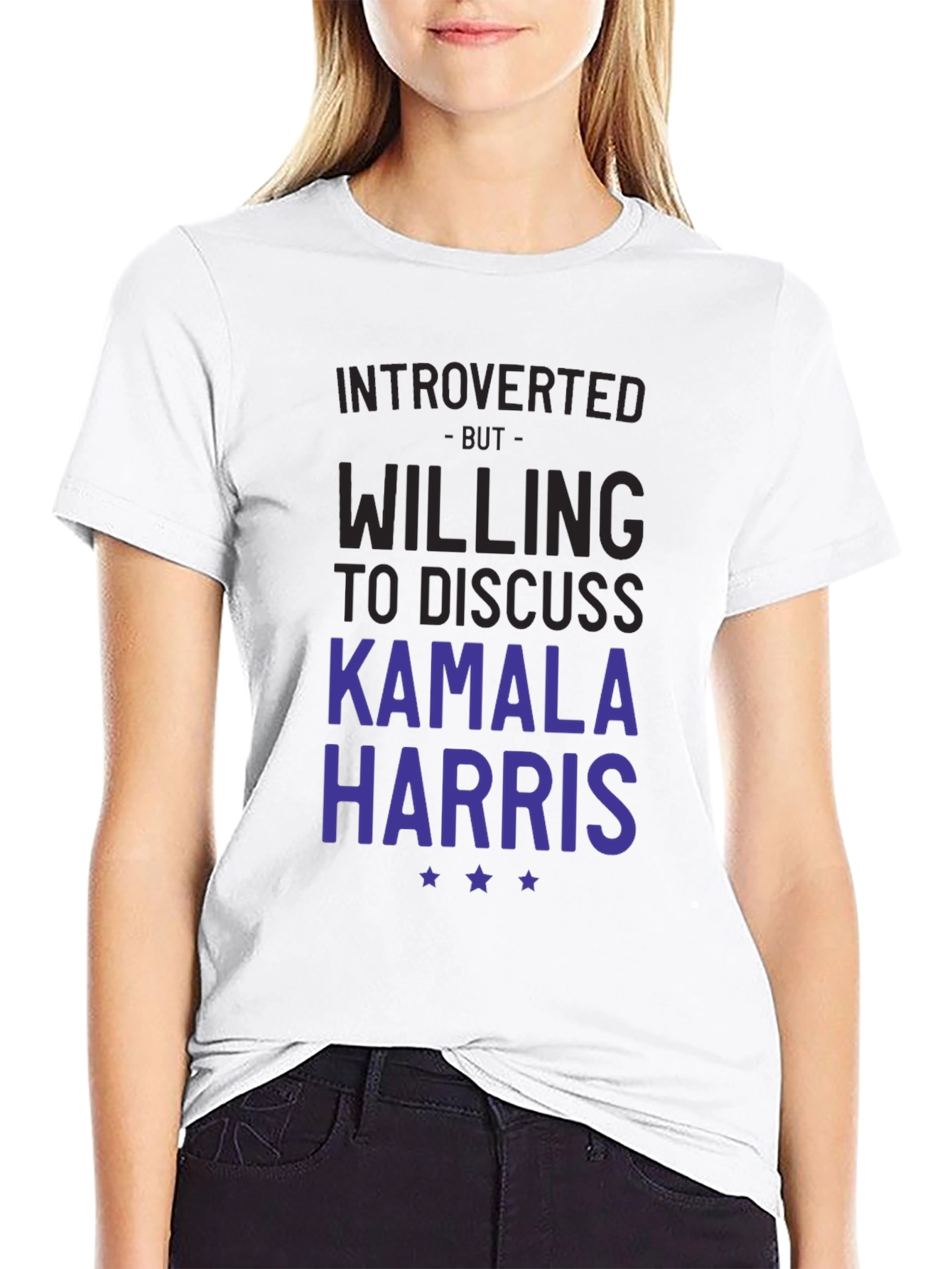 Introverted But Willing to Discuss Kamala Harris T-Shirt