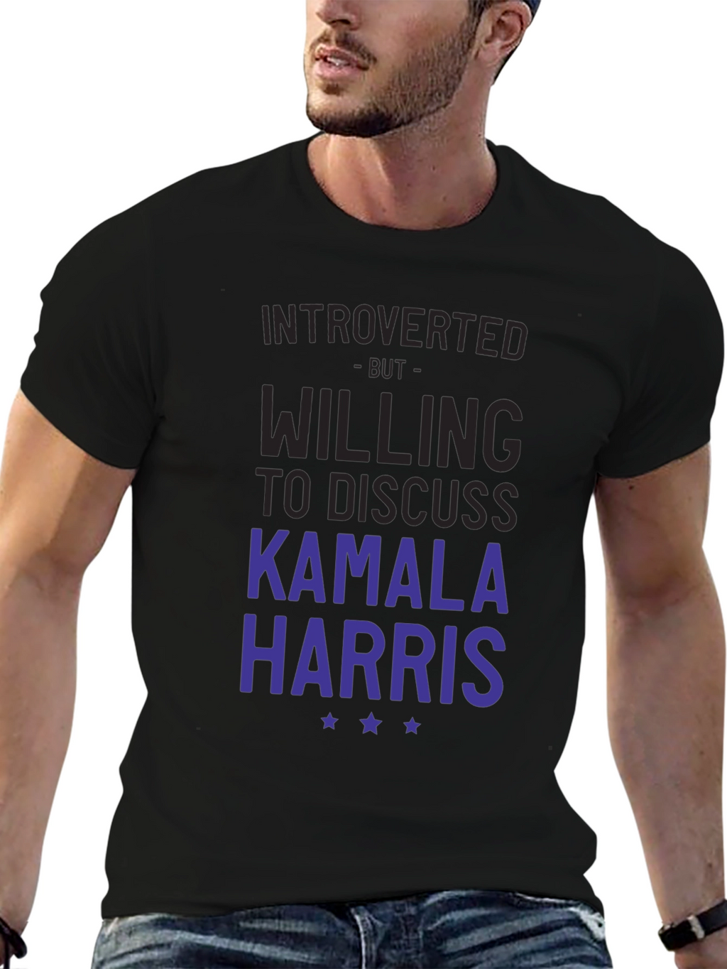 Introverted But Willing to Discuss Kamala Harris T-Shirt