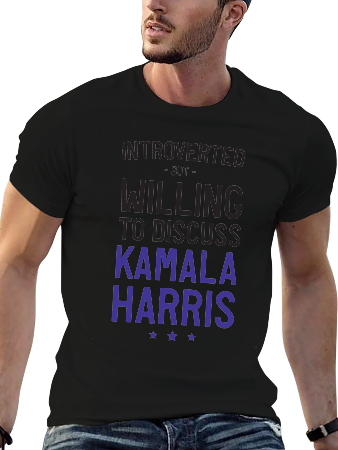 Introverted But Willing to Discuss Kamala Harris T-Shirt