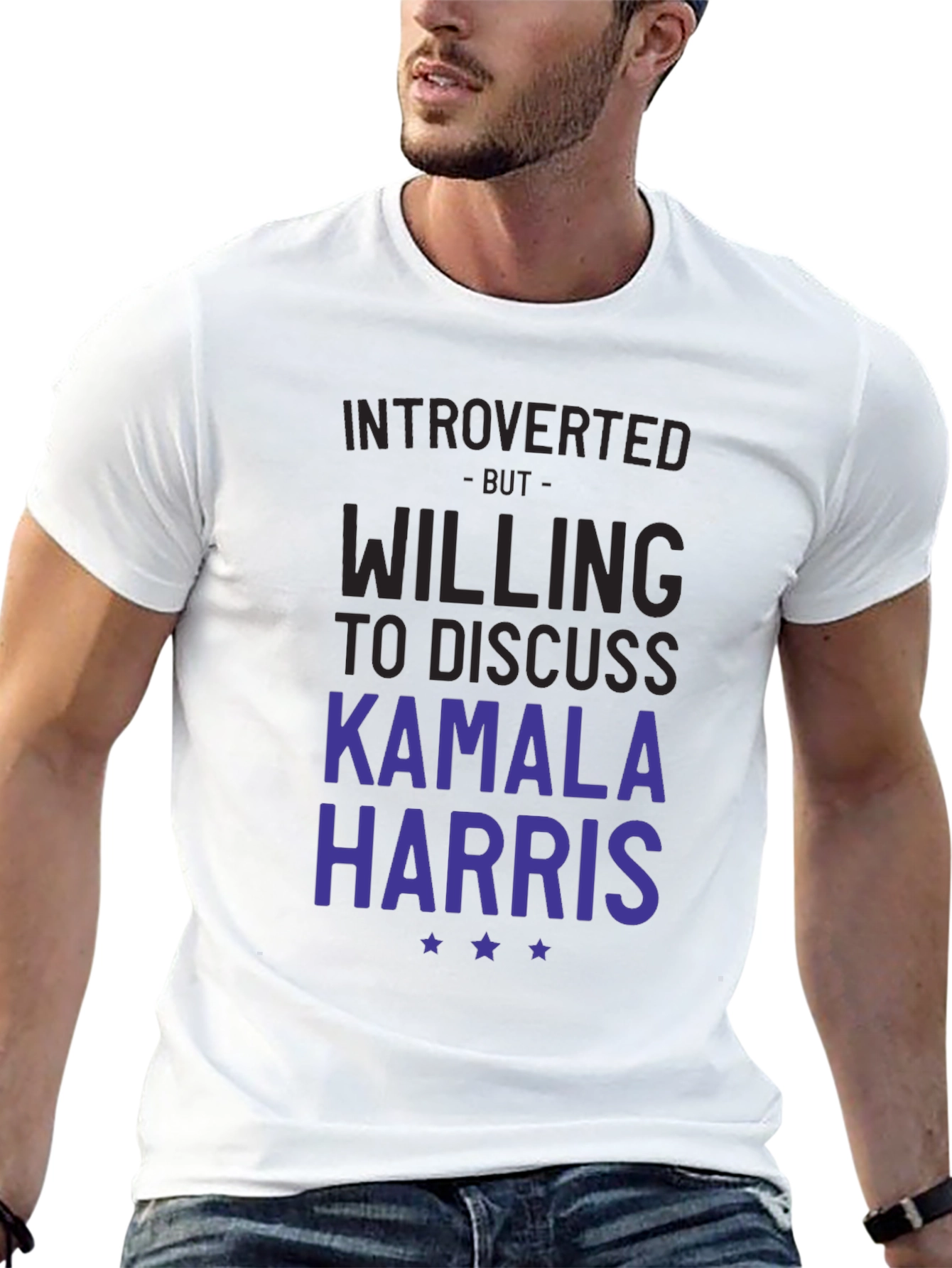 Introverted But Willing to Discuss Kamala Harris T-Shirt