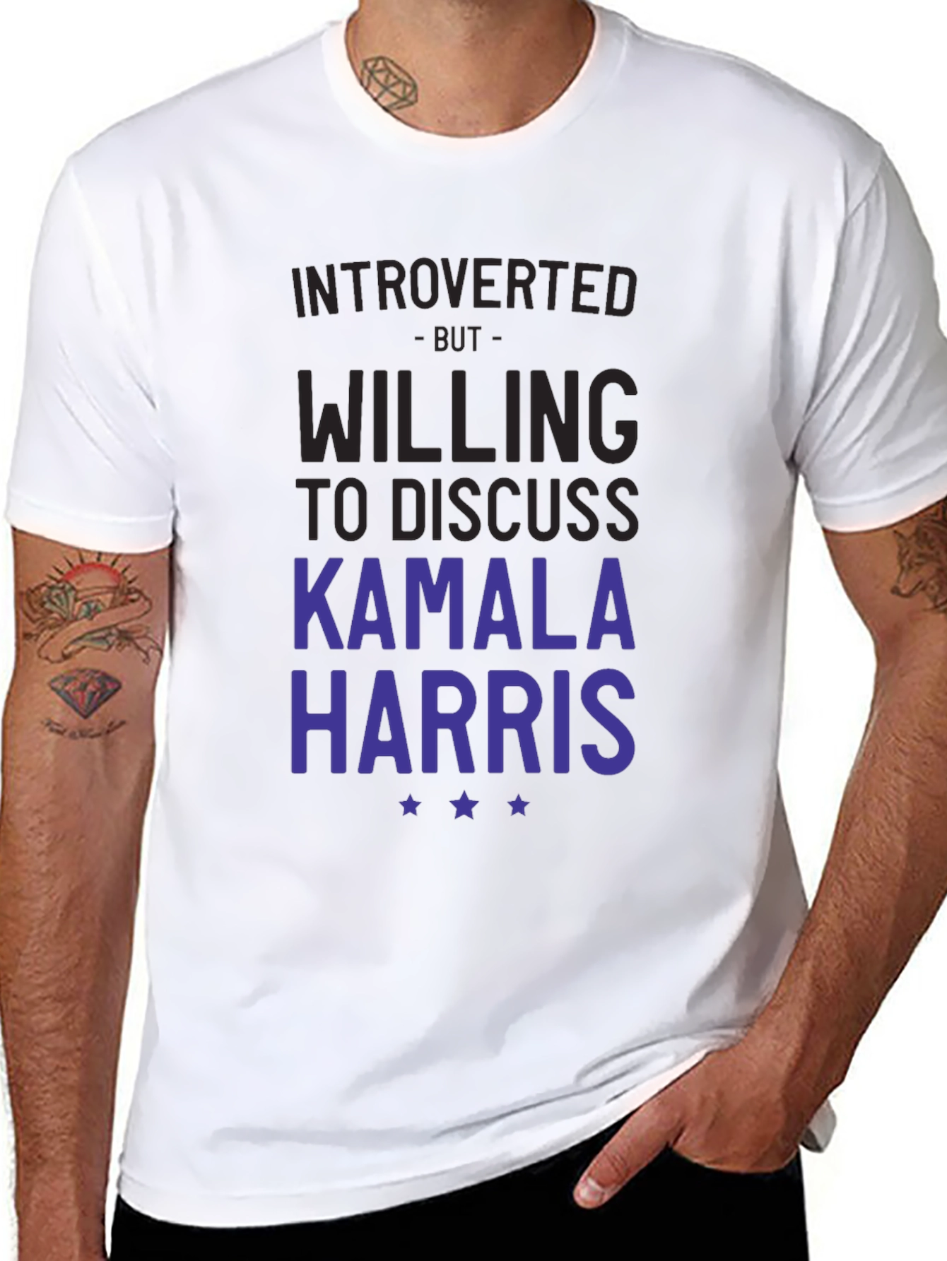 Introverted But Willing to Discuss Kamala Harris T-Shirt