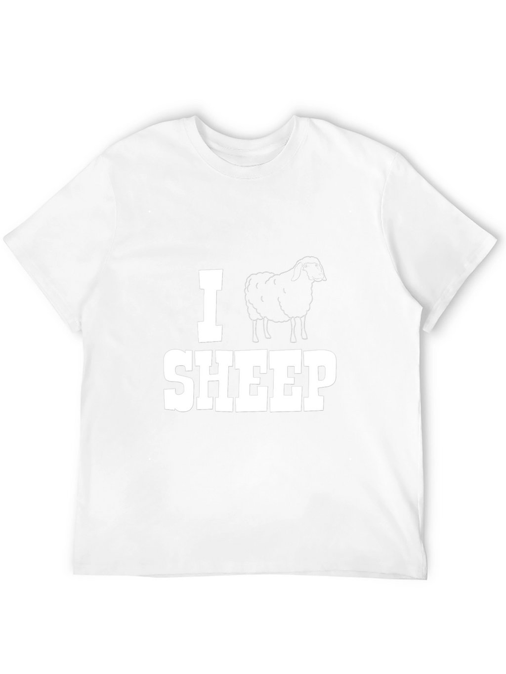 I Sheep Graphic T-Shirt - Black Cotton Tee