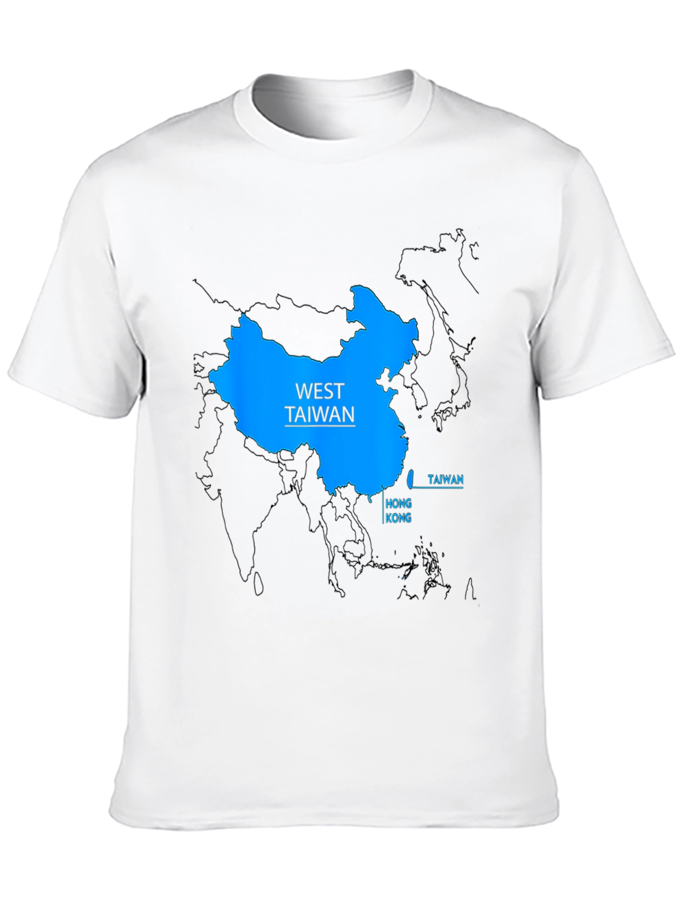 West Taiwan Map T-Shirt - Political Statement Tee