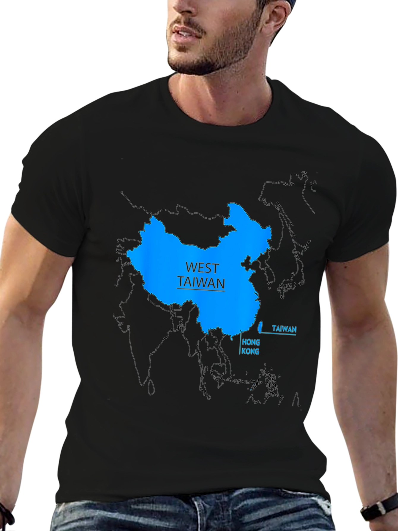 West Taiwan Map T-Shirt - Political Statement Tee