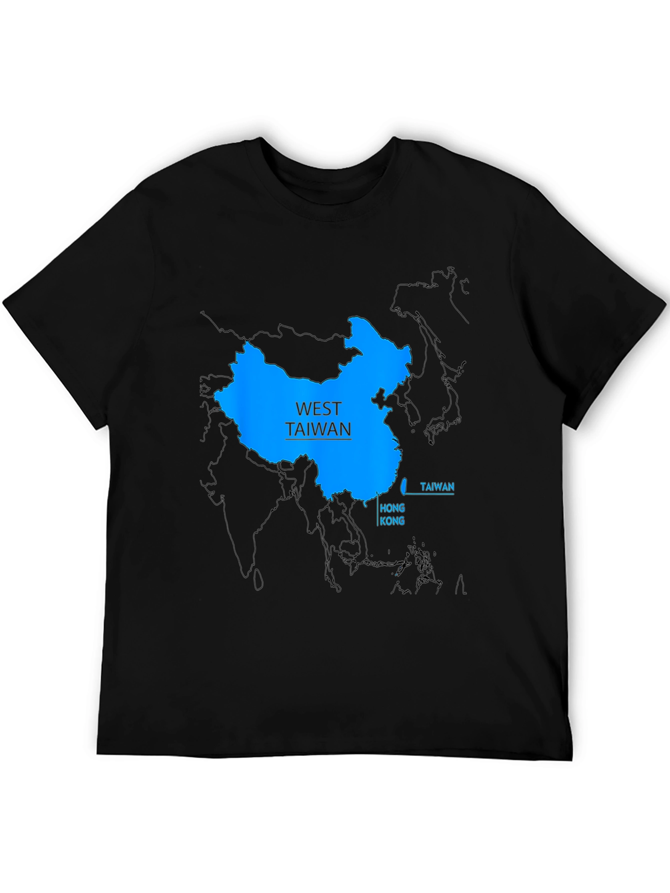 West Taiwan Map T-Shirt - Political Statement Tee