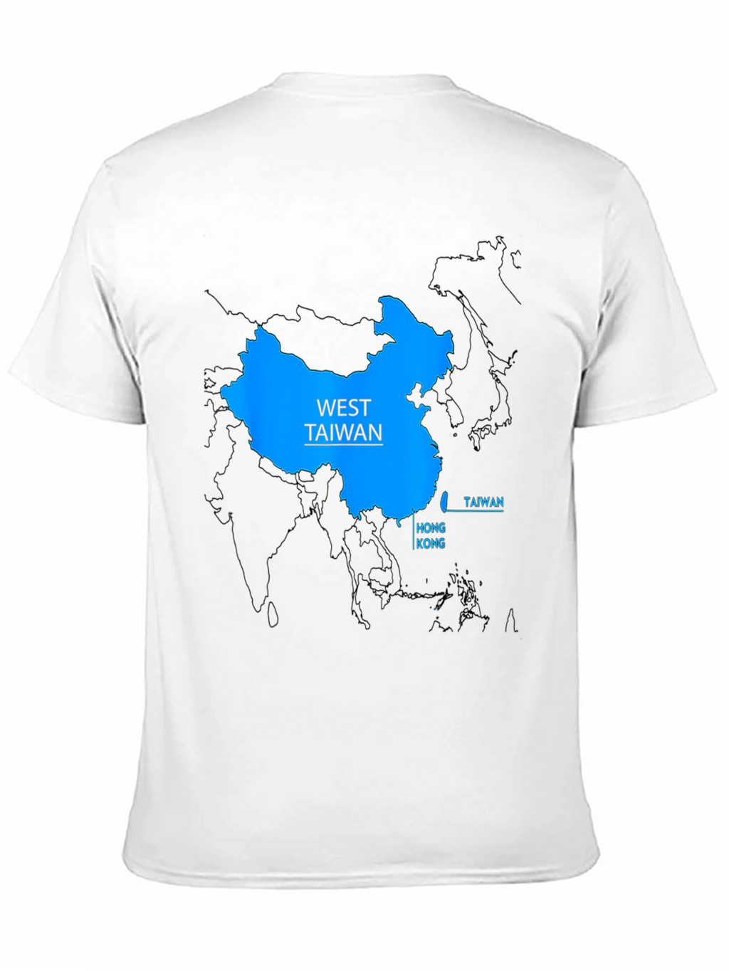 West Taiwan Map T-Shirt - Political Statement Tee