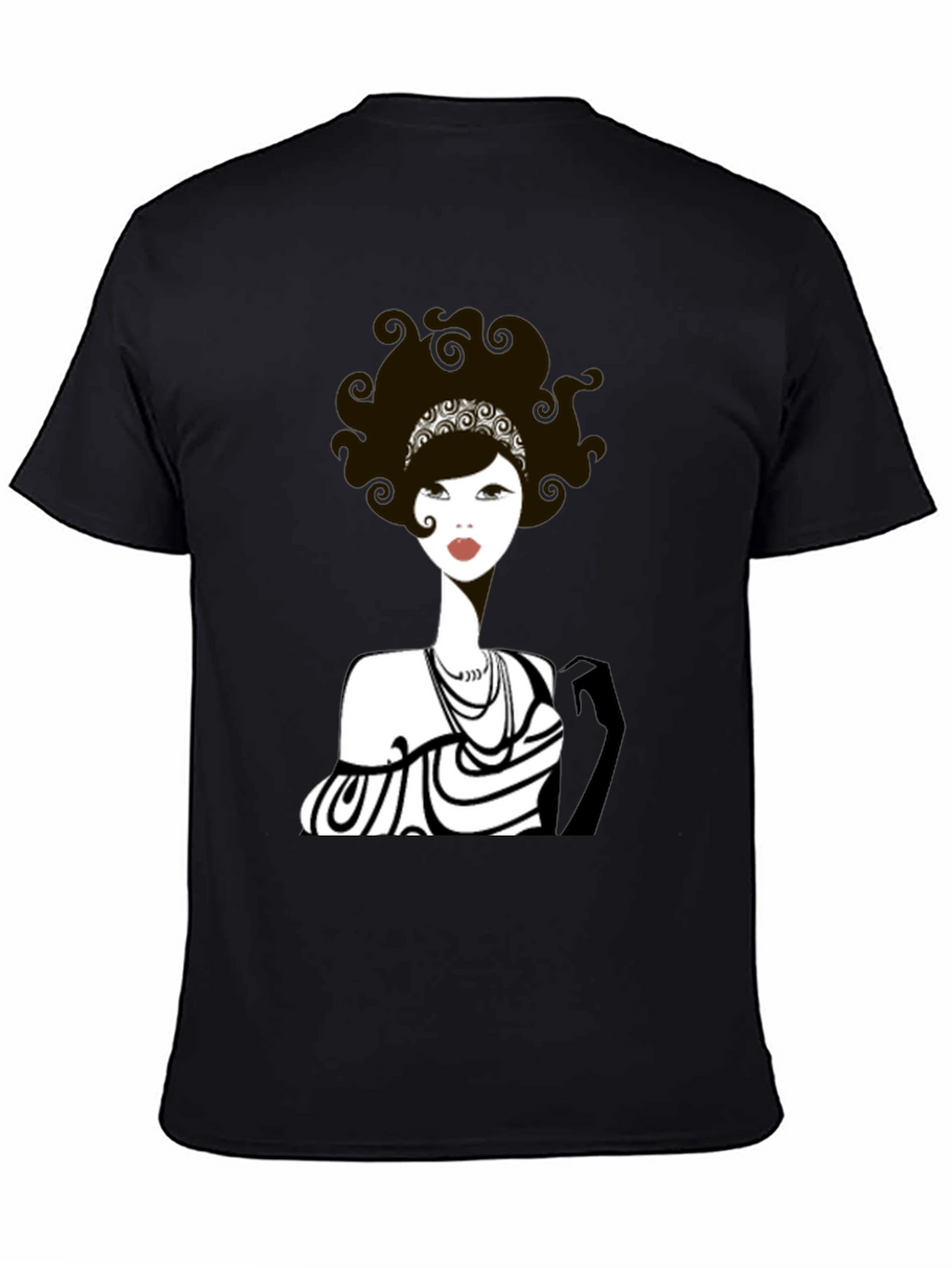 Retro Chic Graphic Tee - Flapper Girl Style