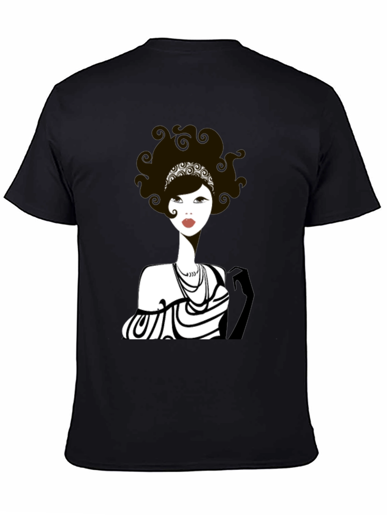 Retro Chic Graphic Tee - Flapper Girl Style