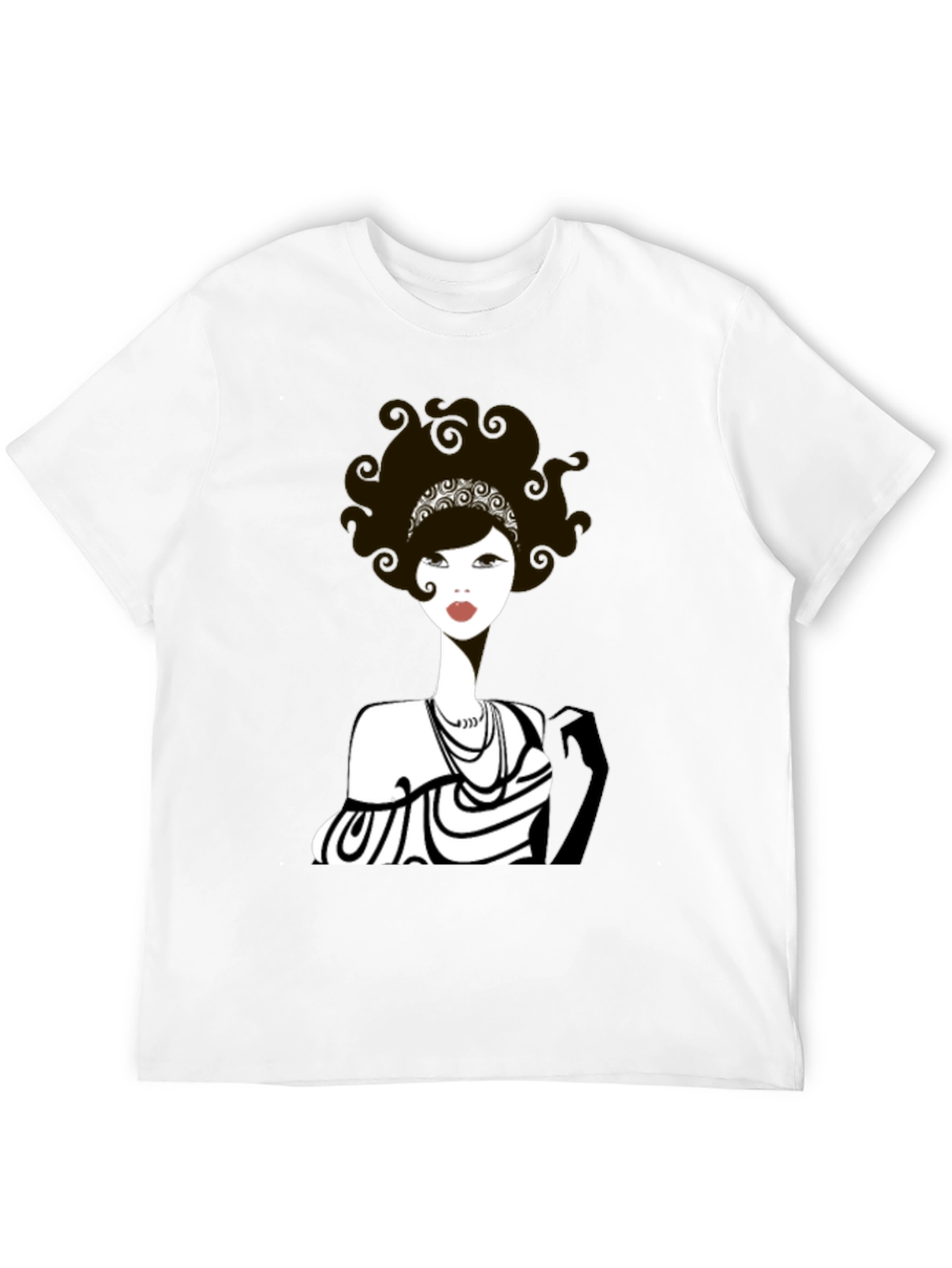 Retro Chic Graphic Tee - Flapper Girl Style