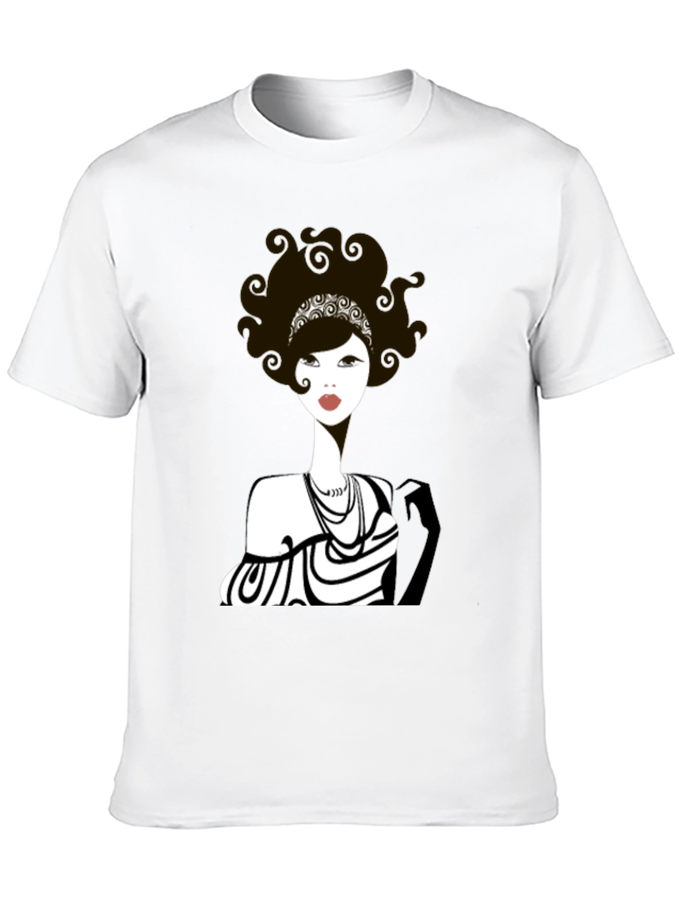 Retro Chic Graphic Tee - Flapper Girl Style