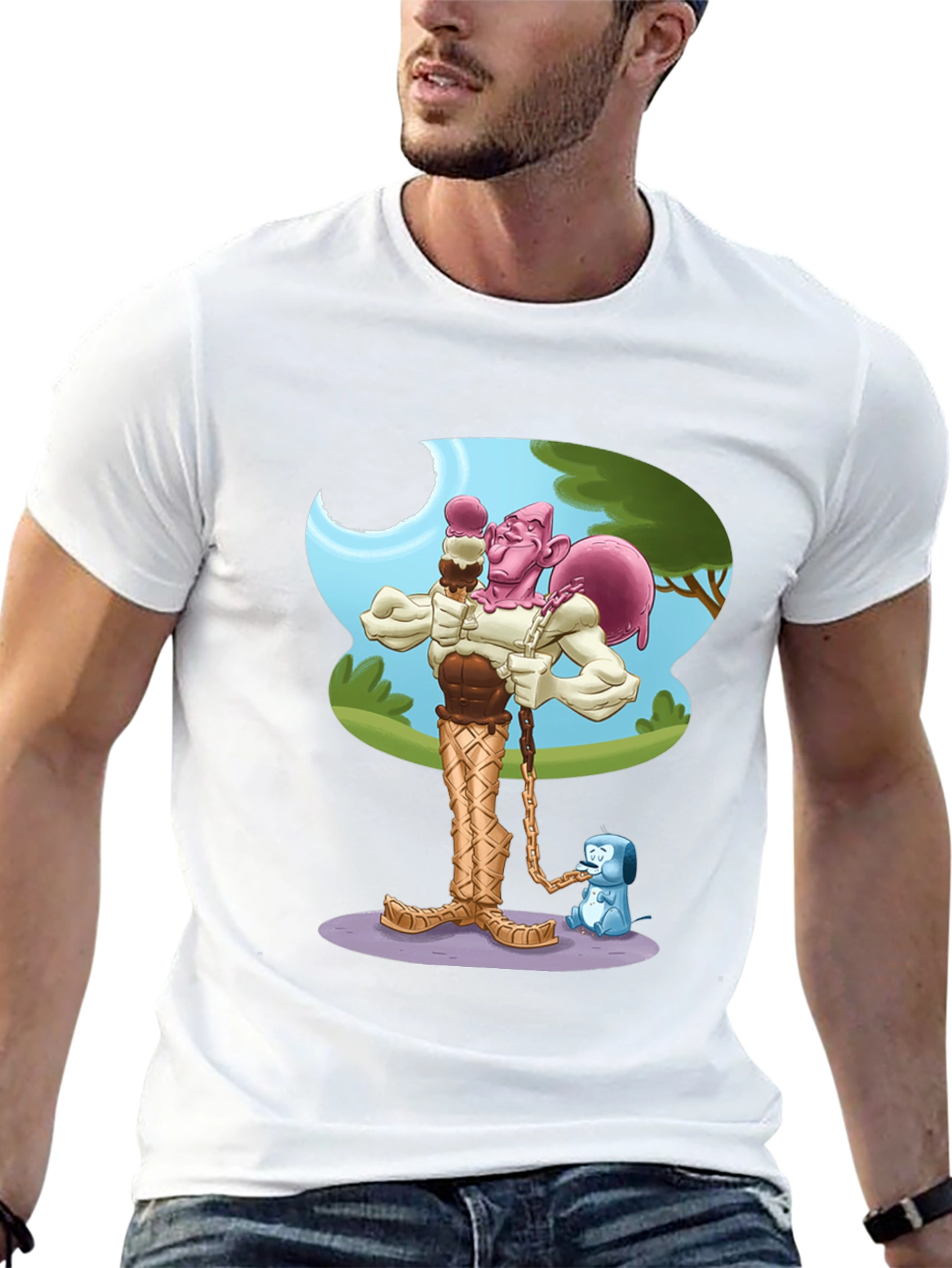 Ice Cream Man Graphic Tee