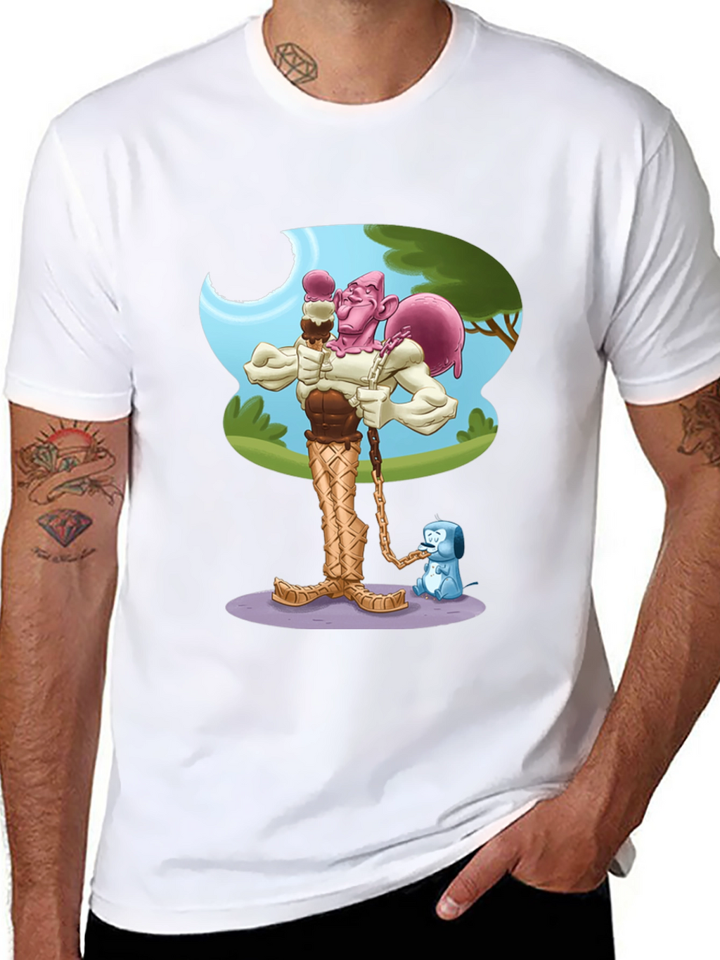 Ice Cream Man Graphic Tee