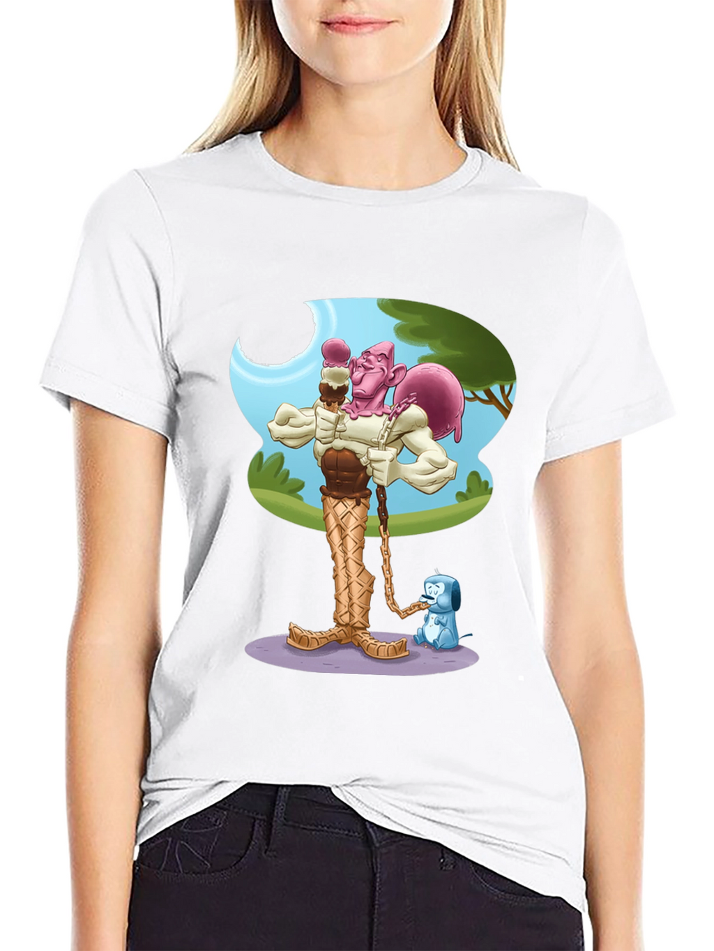 Ice Cream Man Graphic Tee