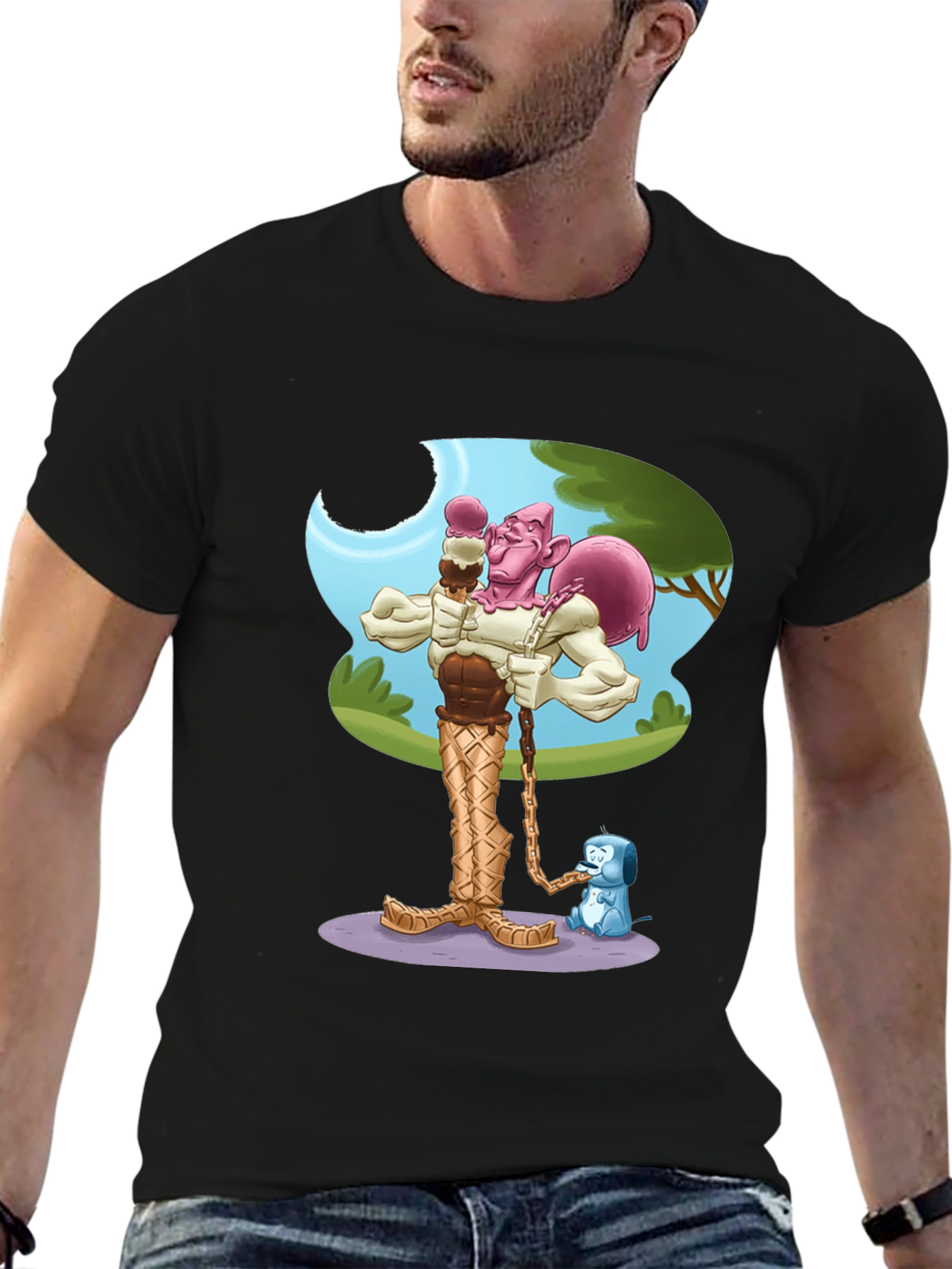 Ice Cream Man Graphic Tee
