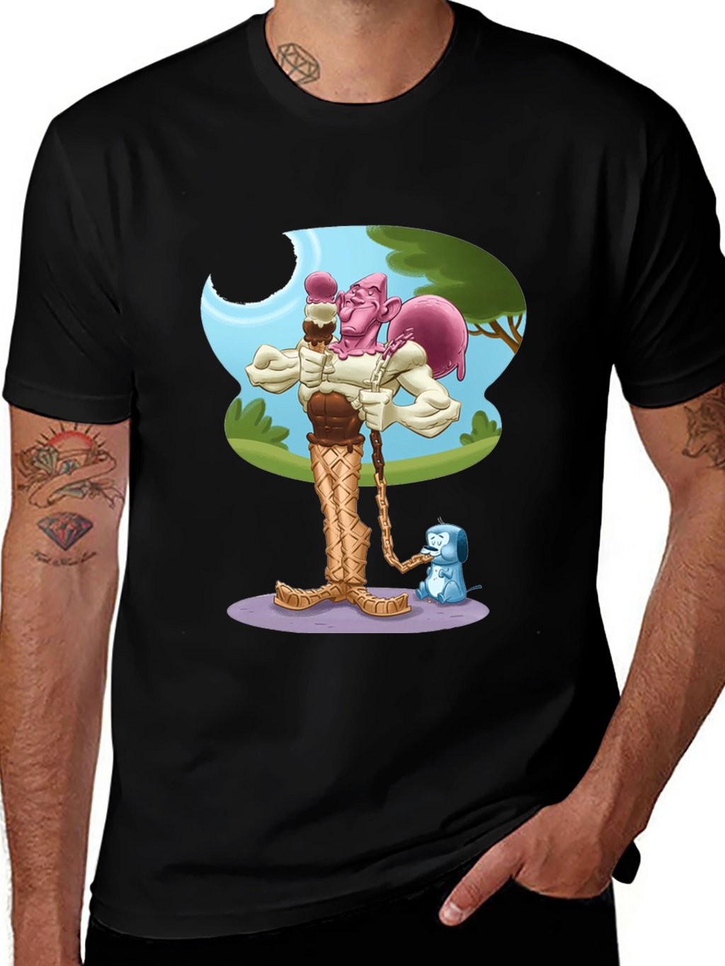 Ice Cream Man Graphic Tee