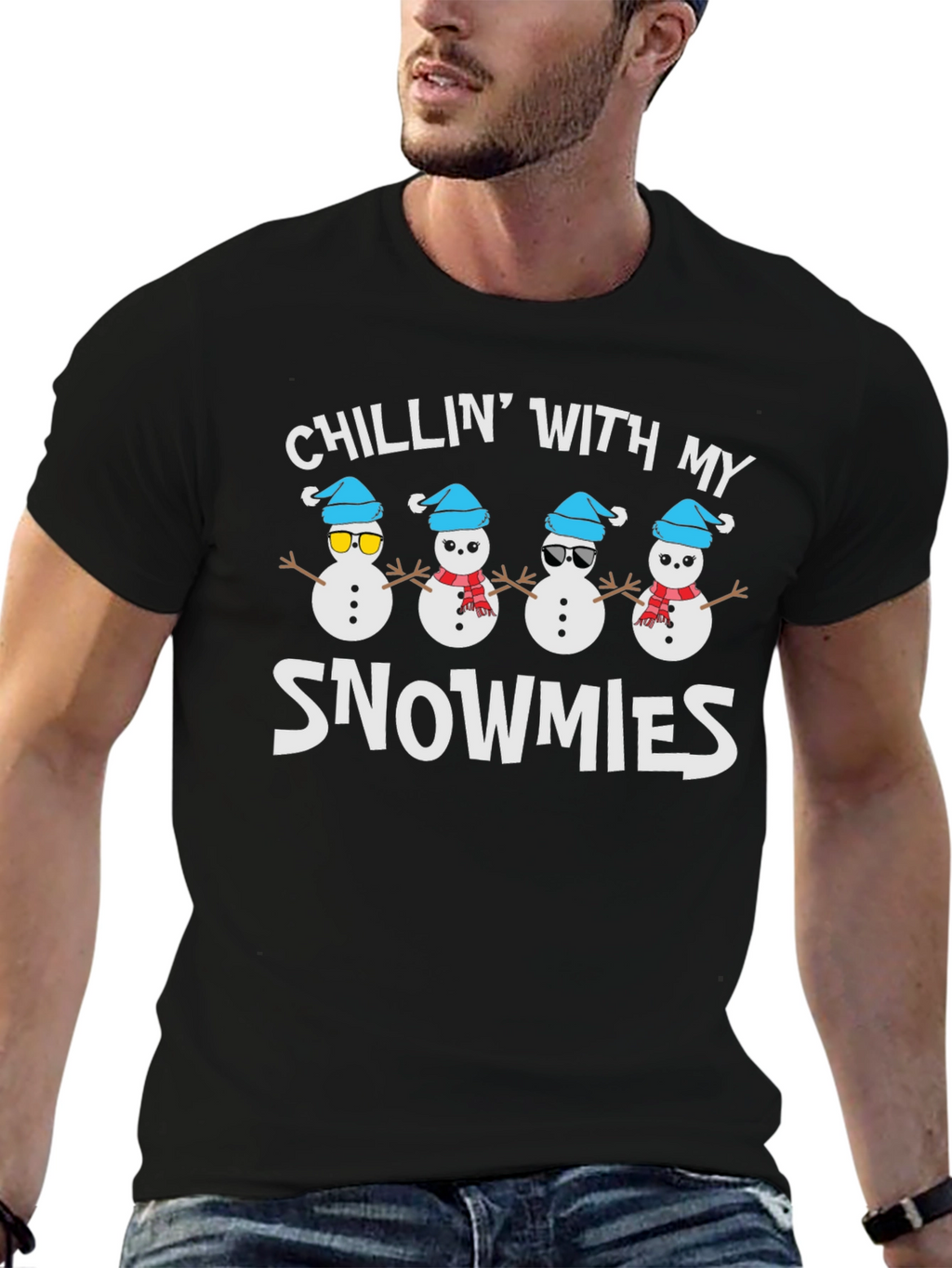 Chillin with my Snowmies Graphic Tee