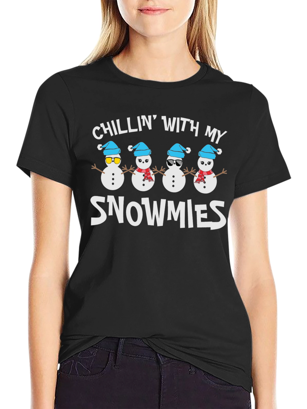 Chillin with my Snowmies Graphic Tee
