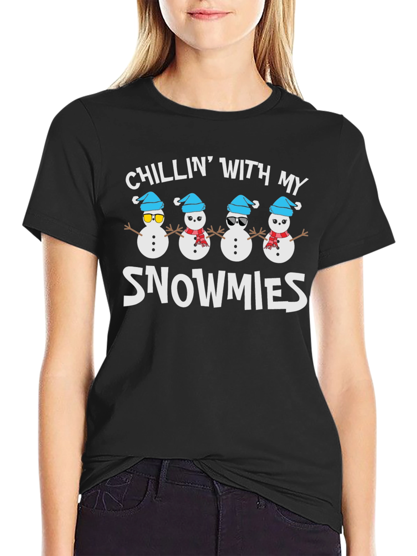 Chillin with my Snowmies Graphic Tee