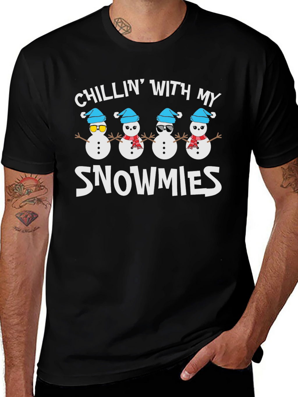 Chillin with my Snowmies Graphic Tee