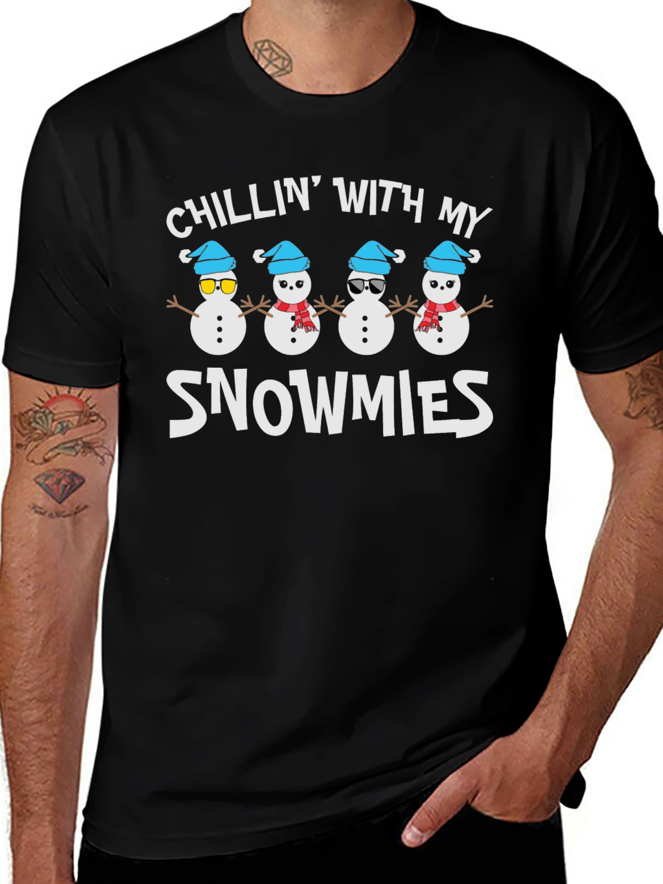 Chillin with my Snowmies Graphic Tee