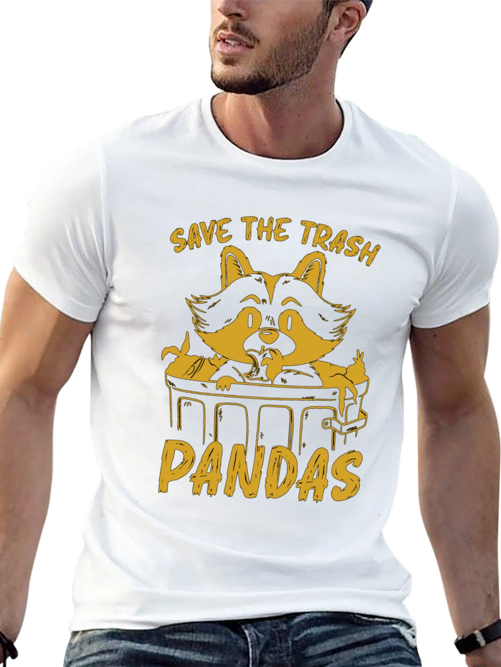 Save The Trash Pandas Graphic T-Shirt