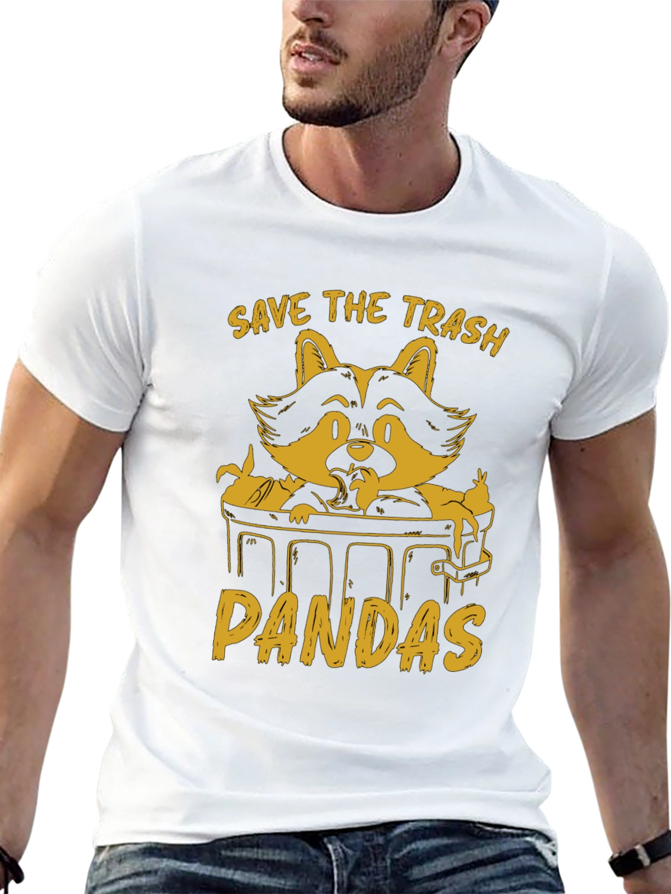 Save The Trash Pandas Graphic T-Shirt