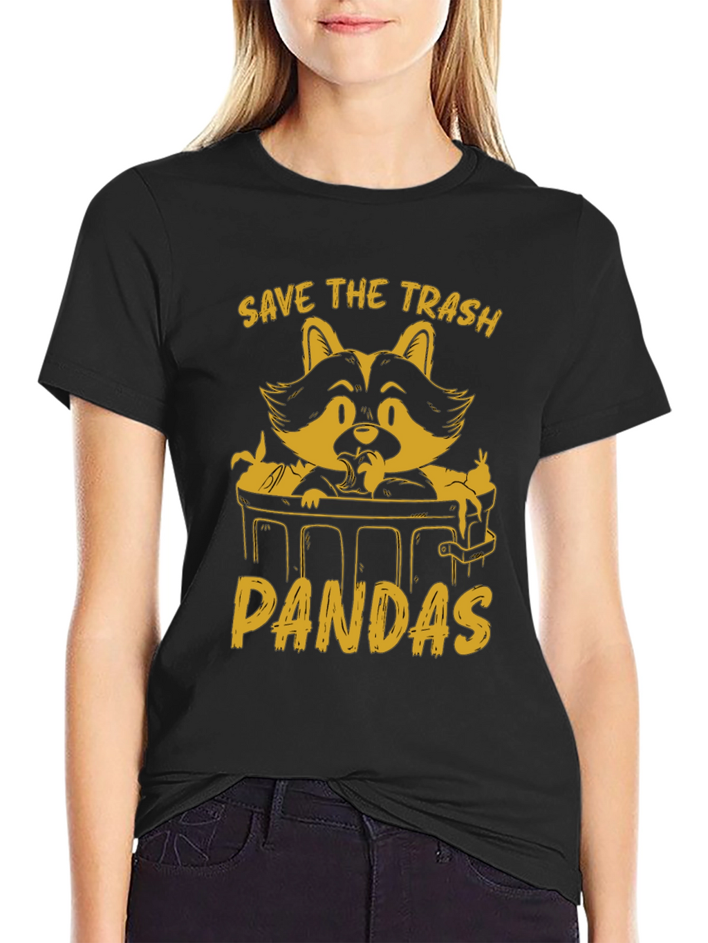 Save The Trash Pandas Graphic T-Shirt