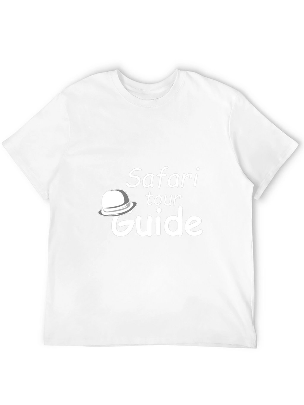 Safari Tour Guide Graphic T-Shirt - Black Cotton Tee