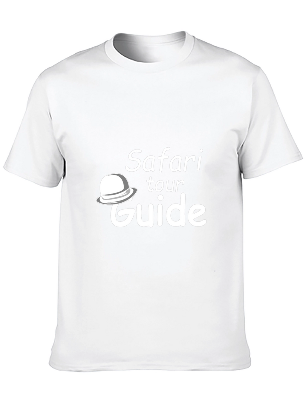Safari Tour Guide Graphic T-Shirt - Black Cotton Tee