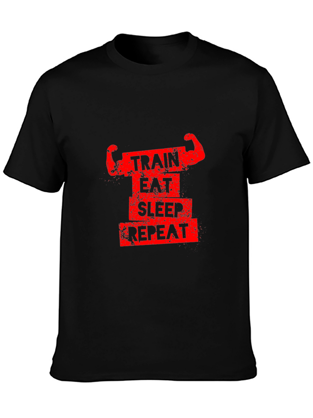 Train Eat Sleep Repeat Gym T-Shirt