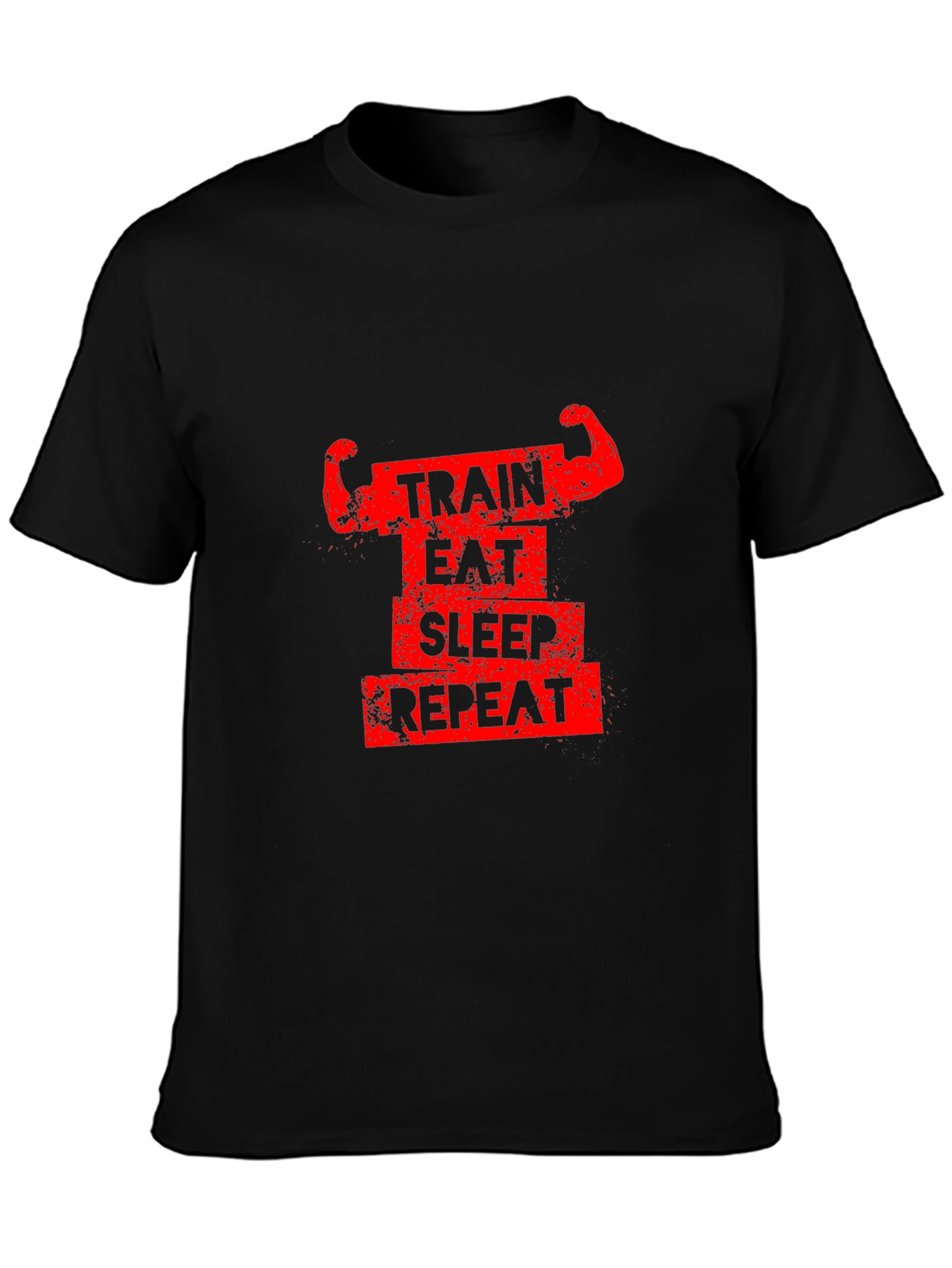Train Eat Sleep Repeat Gym T-Shirt