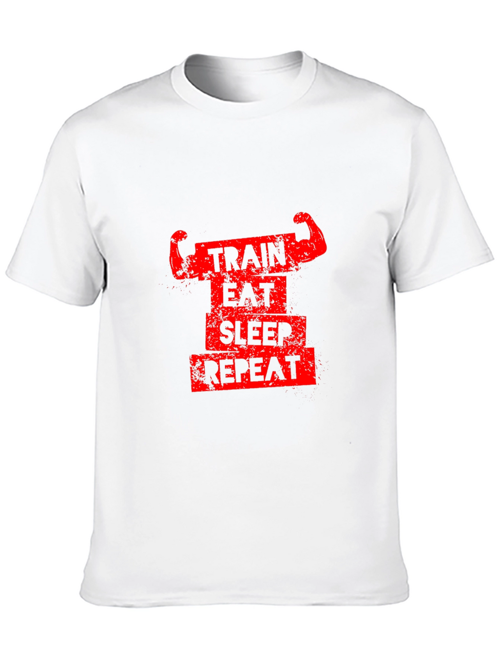 Train Eat Sleep Repeat Gym T-Shirt