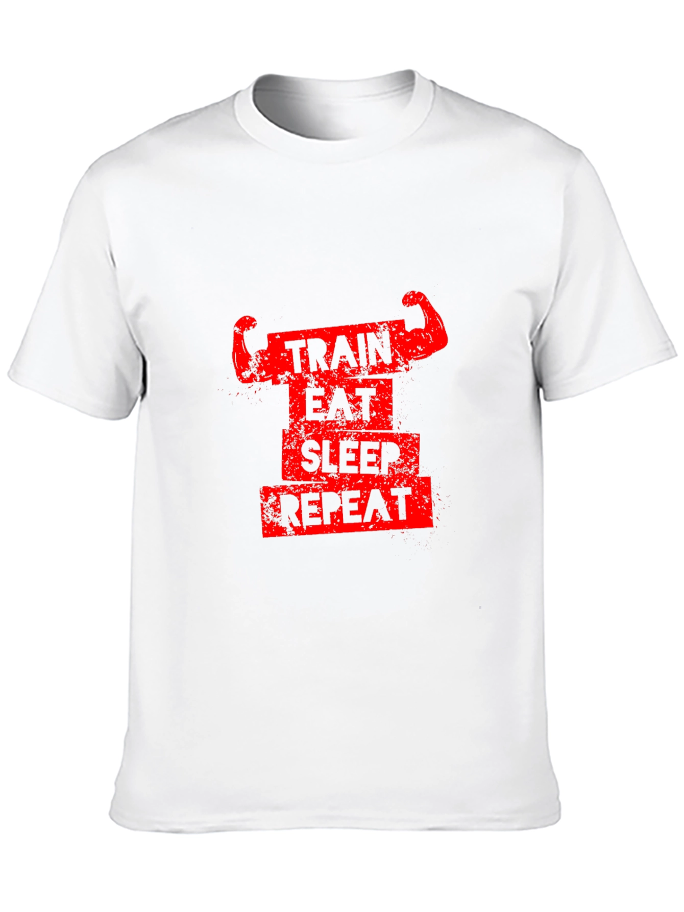 Train Eat Sleep Repeat Gym T-Shirt