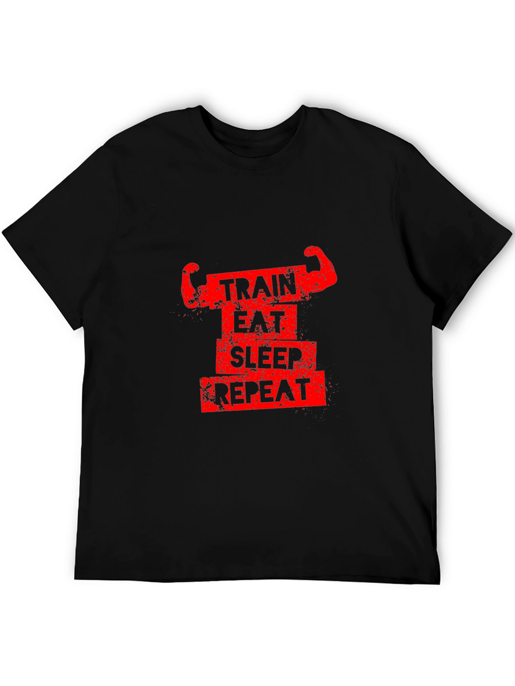 Train Eat Sleep Repeat Gym T-Shirt