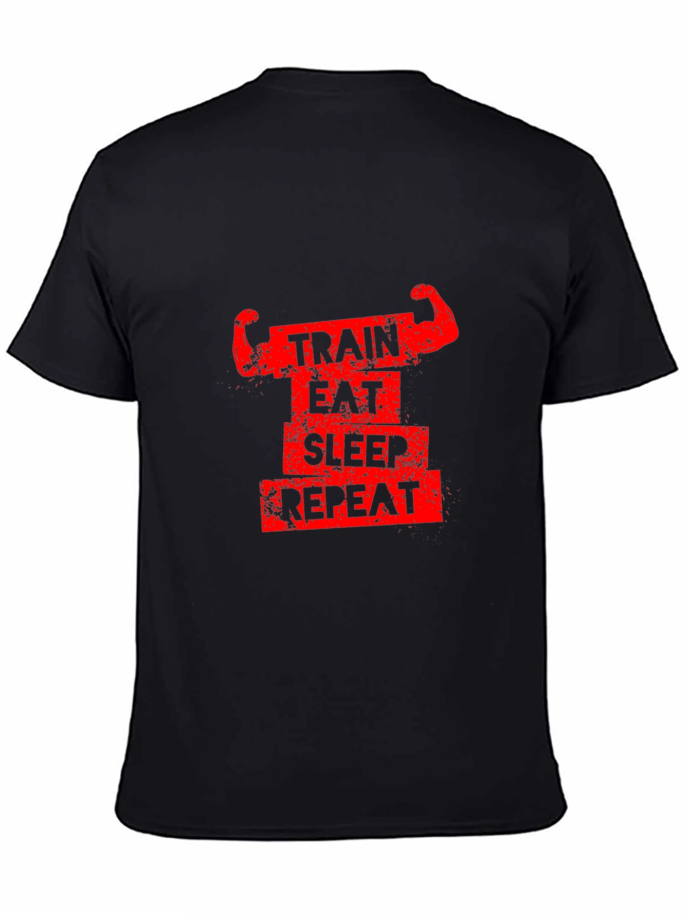 Train Eat Sleep Repeat Gym T-Shirt