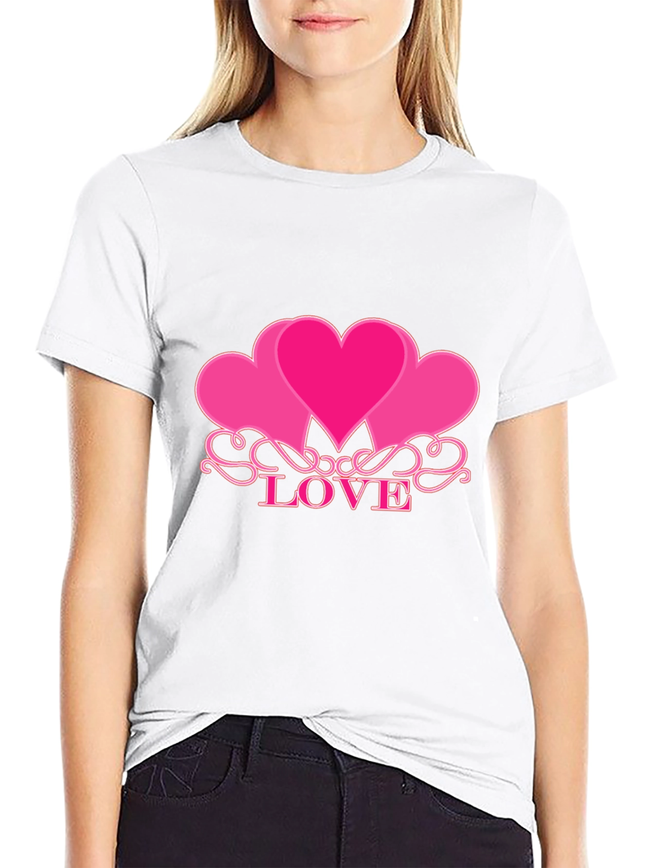 Love Heart Graphic T-Shirt