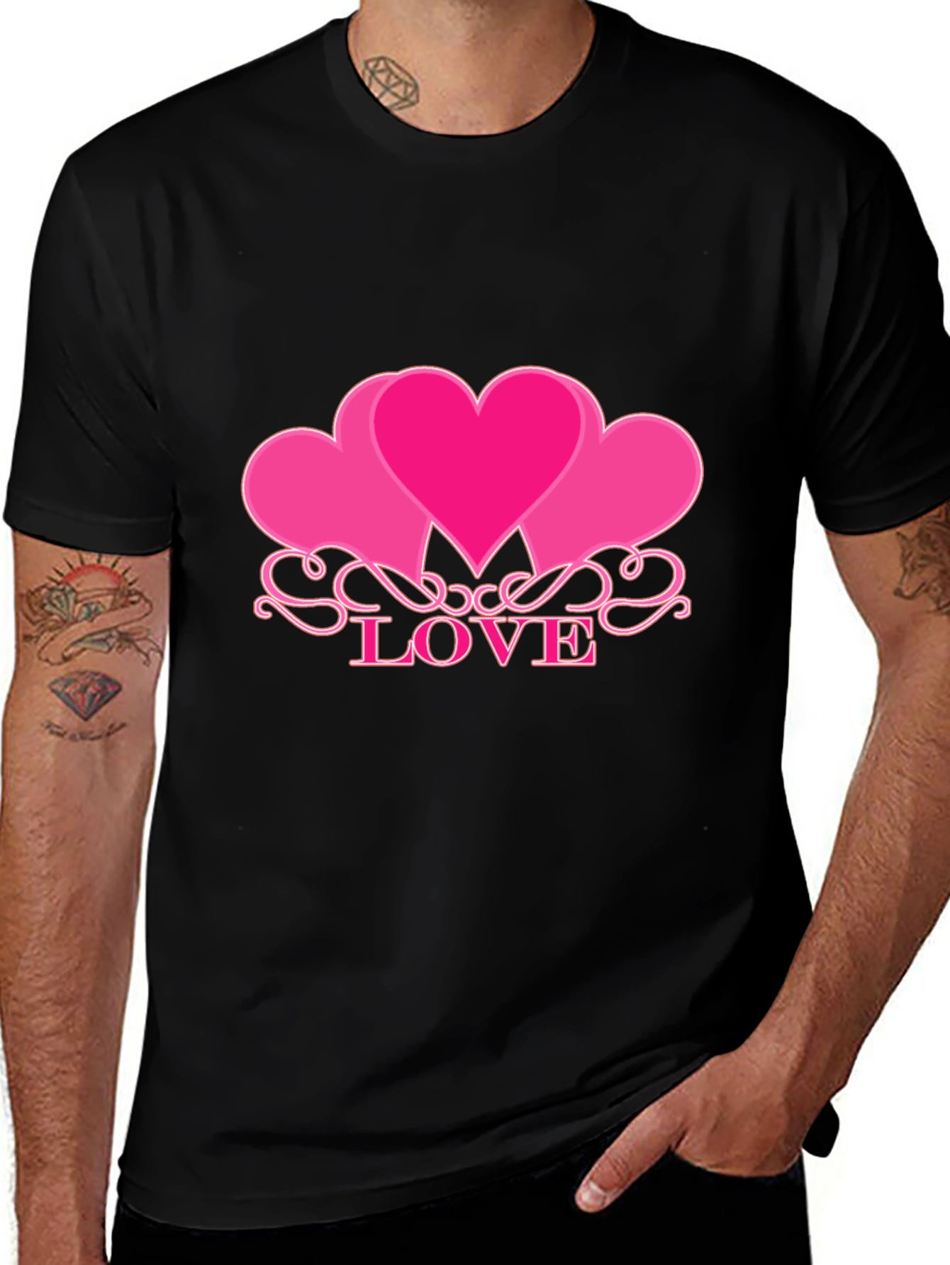 Love Heart Graphic T-Shirt