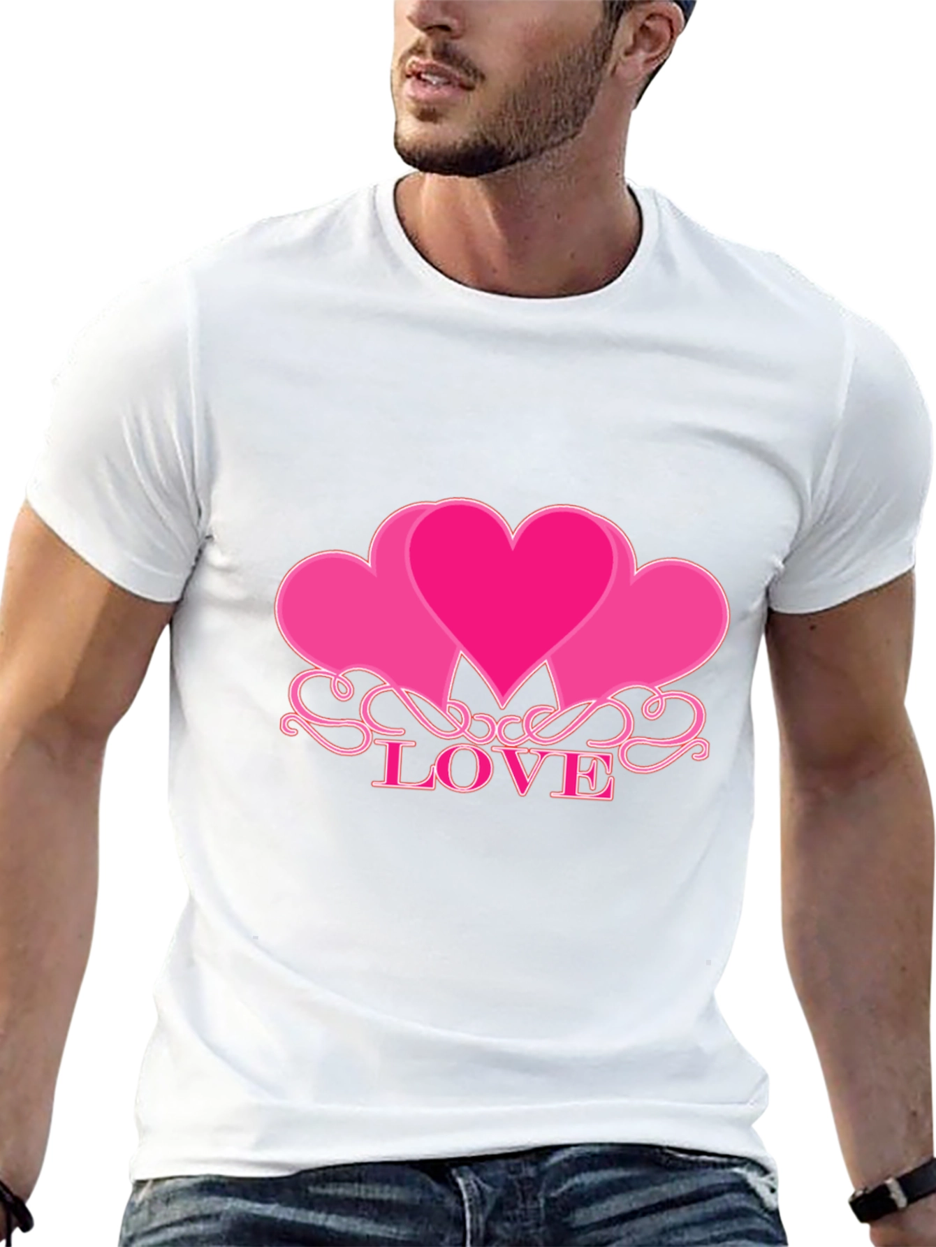 Love Heart Graphic T-Shirt