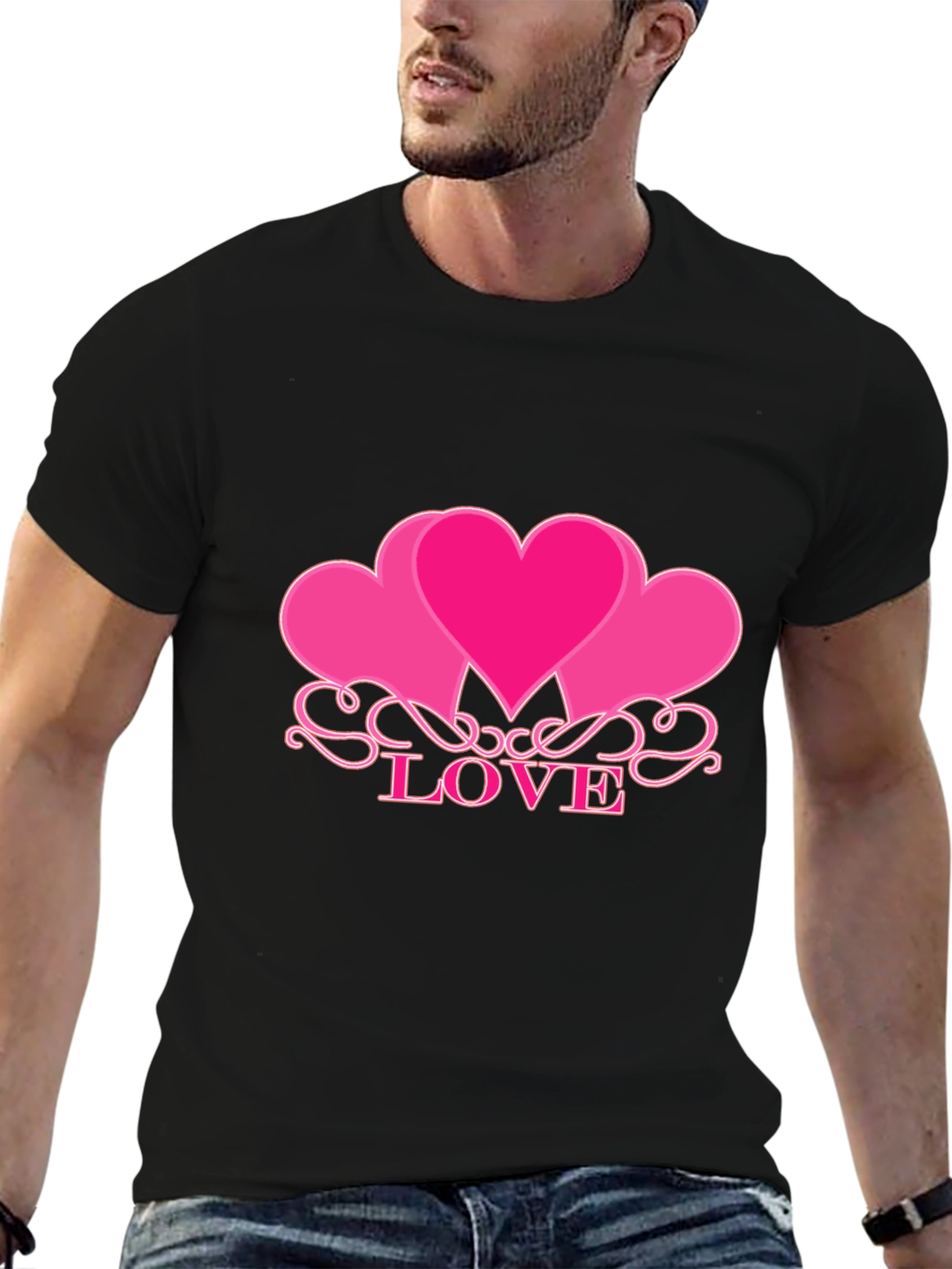 Love Heart Graphic T-Shirt