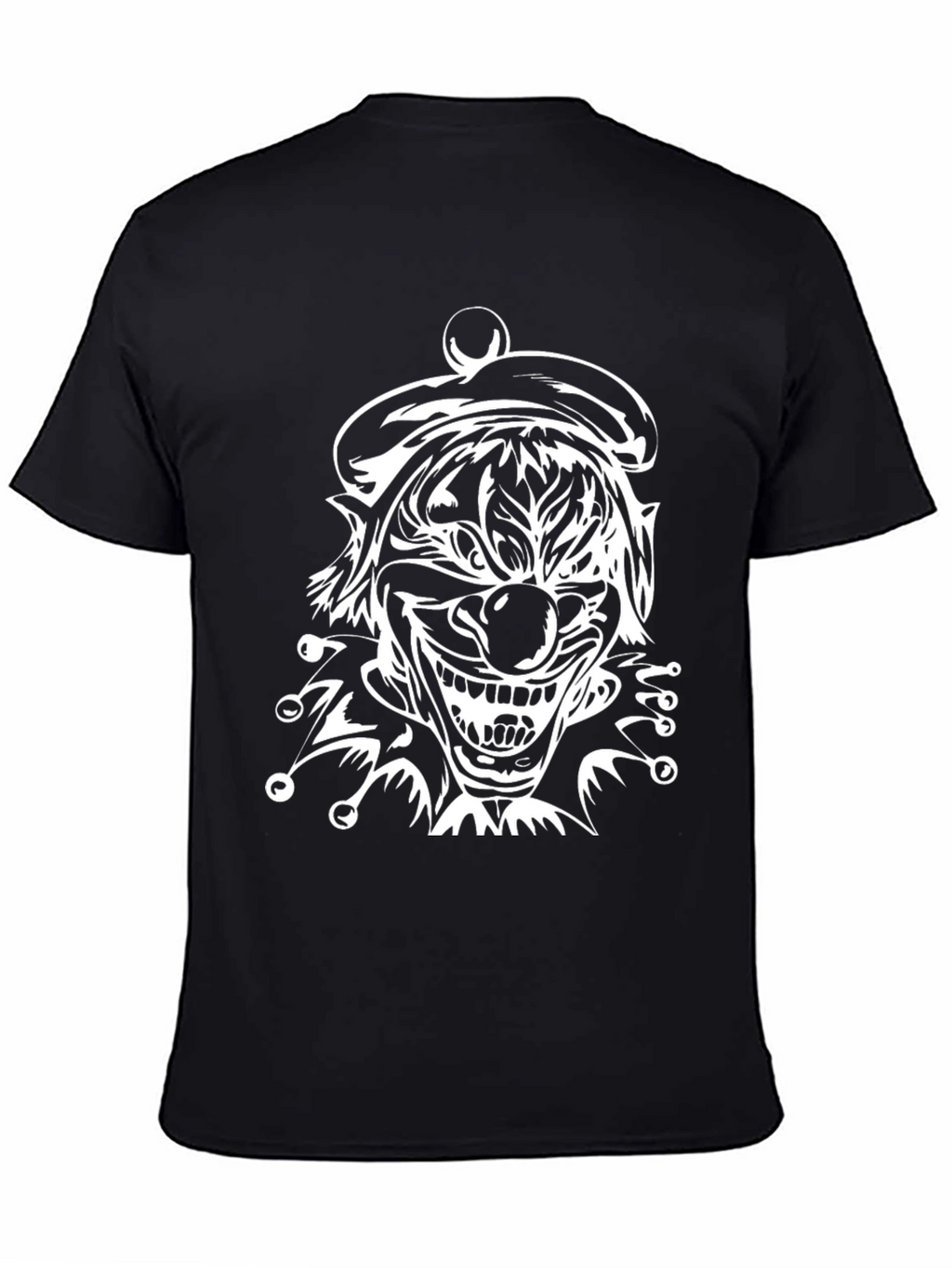 Creepy Clown Graphic T-Shirt - Black