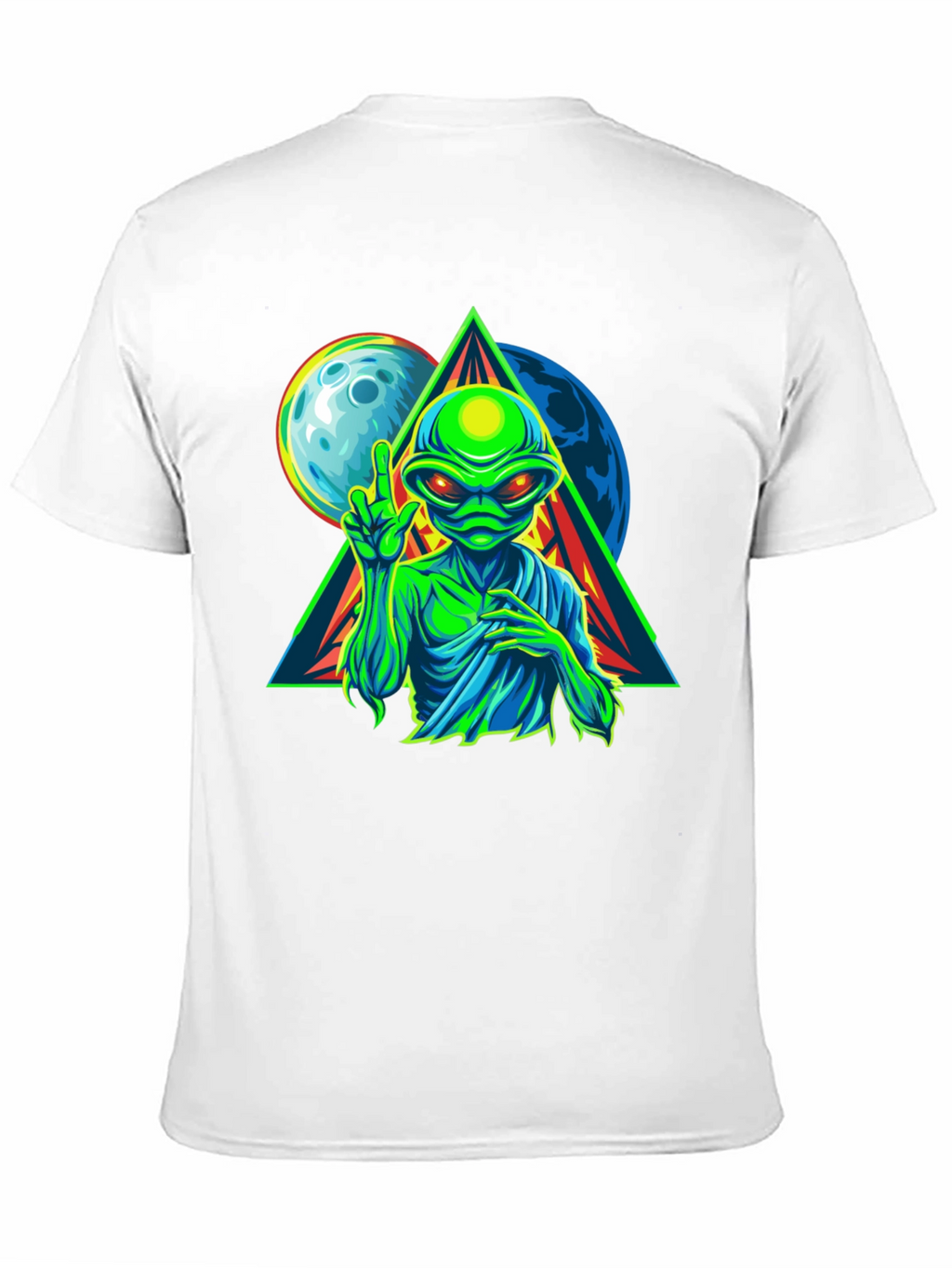 Alien Graphic T-Shirt - Peace Among Worlds!