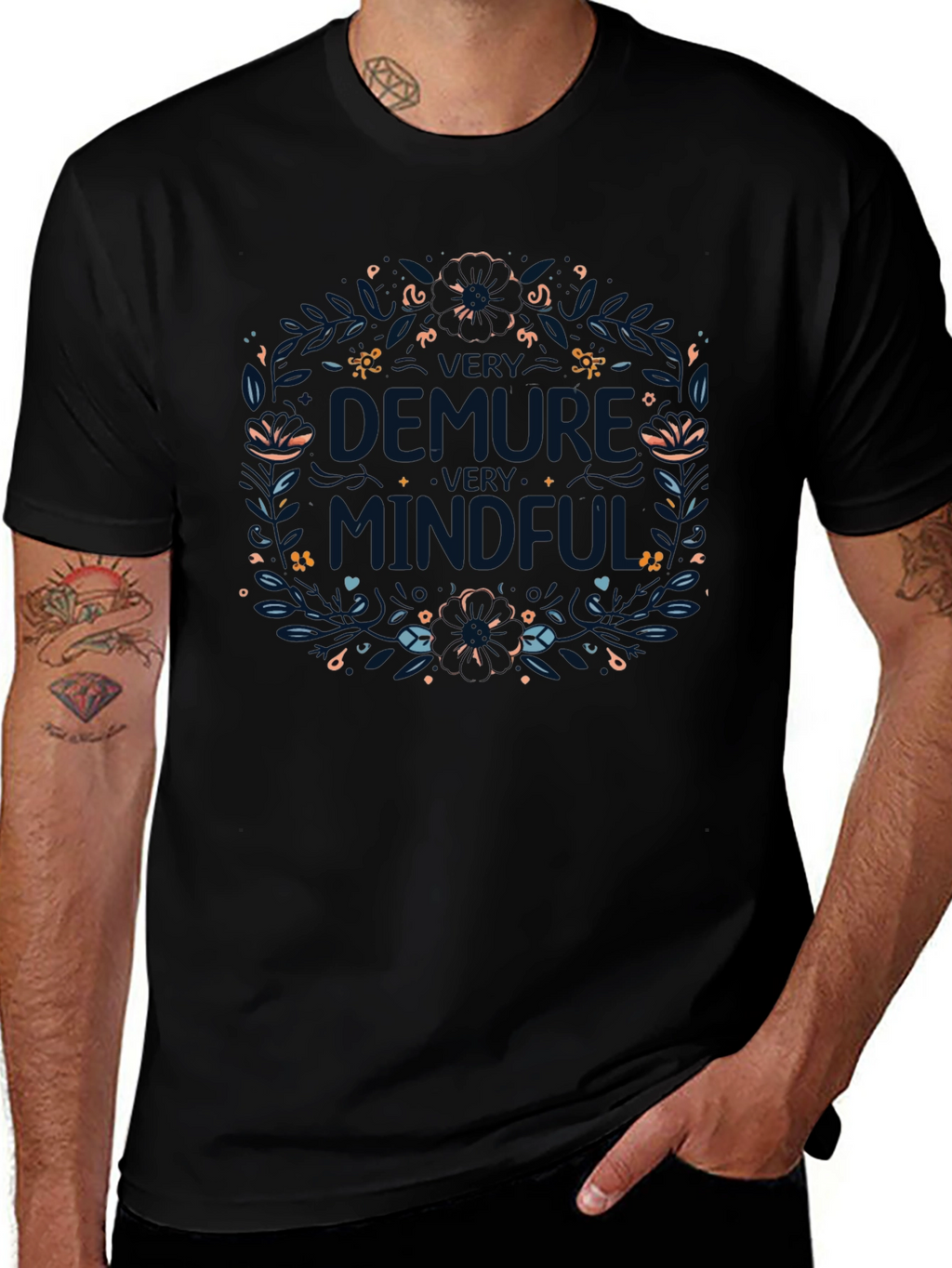 Demure Mindful Graphic Tee