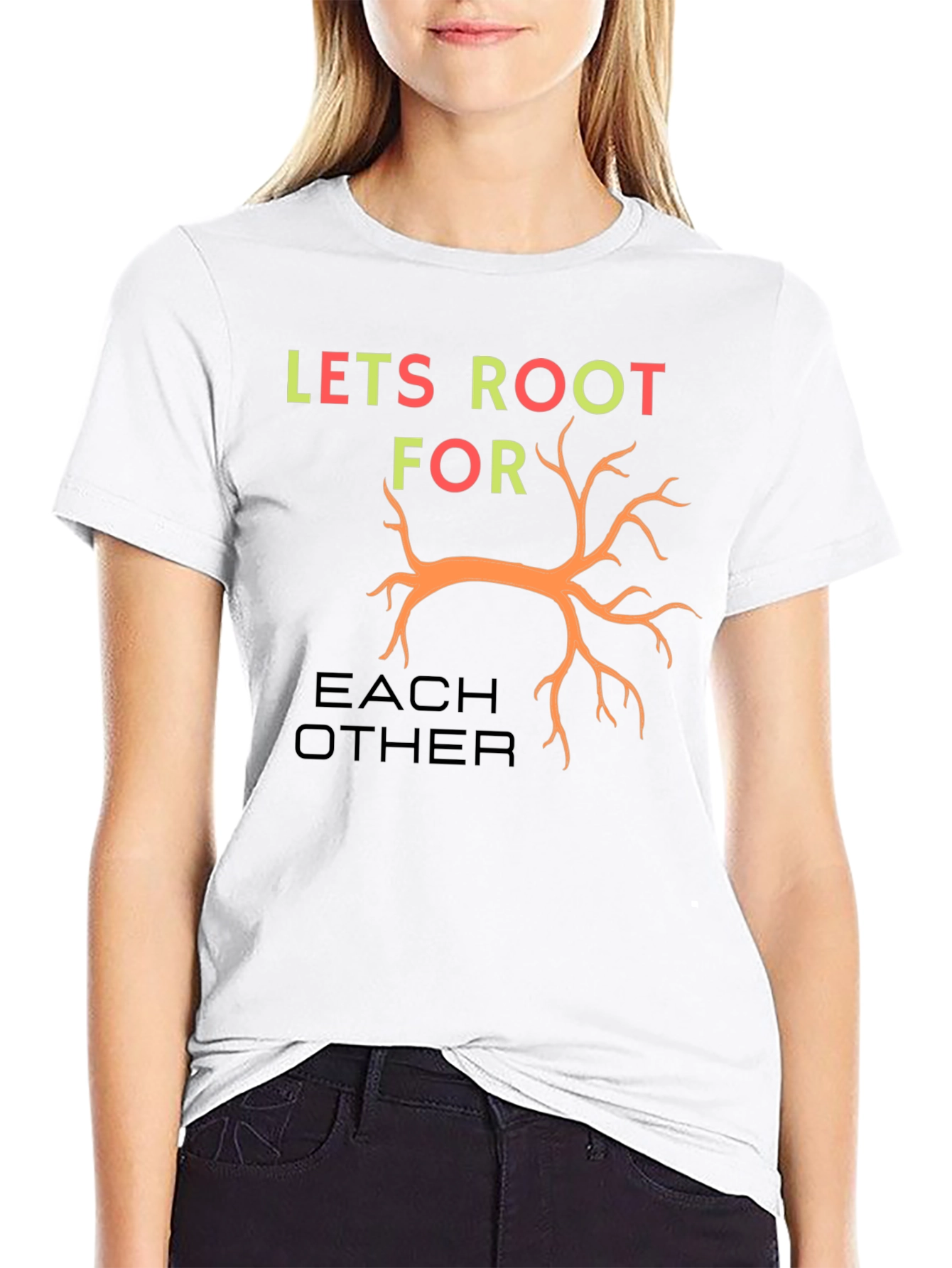 Lets Root For Each Other Graphic Tee