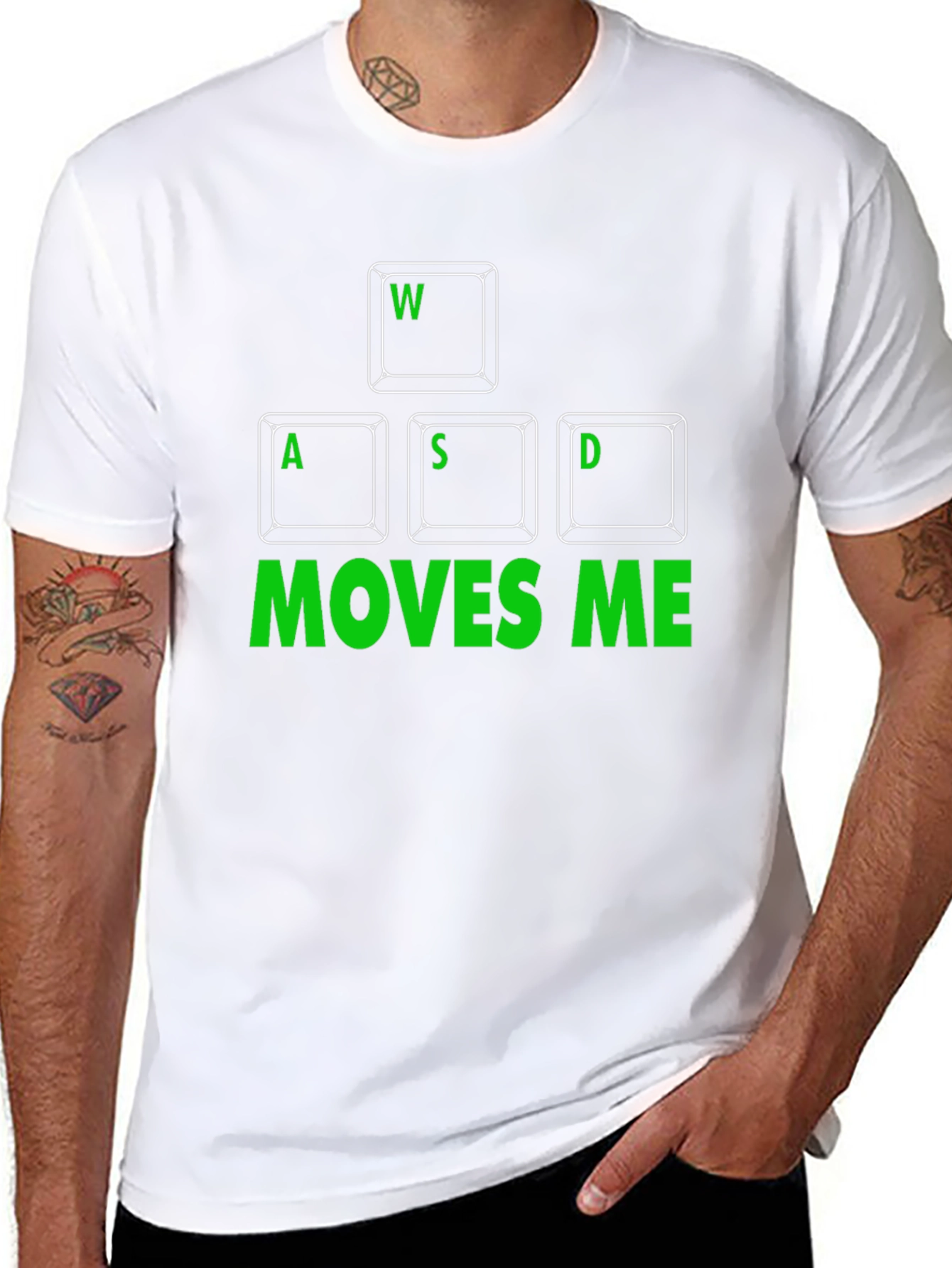WASD Moves Me Gaming T-Shirt