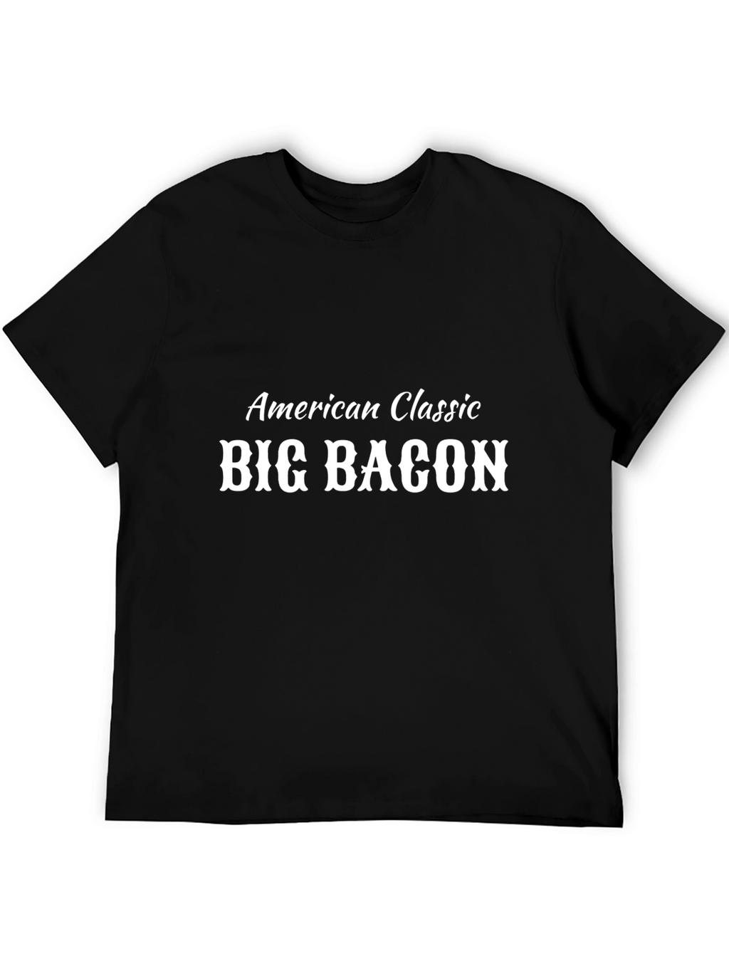 American Classic Big Bacon Black T-Shirt