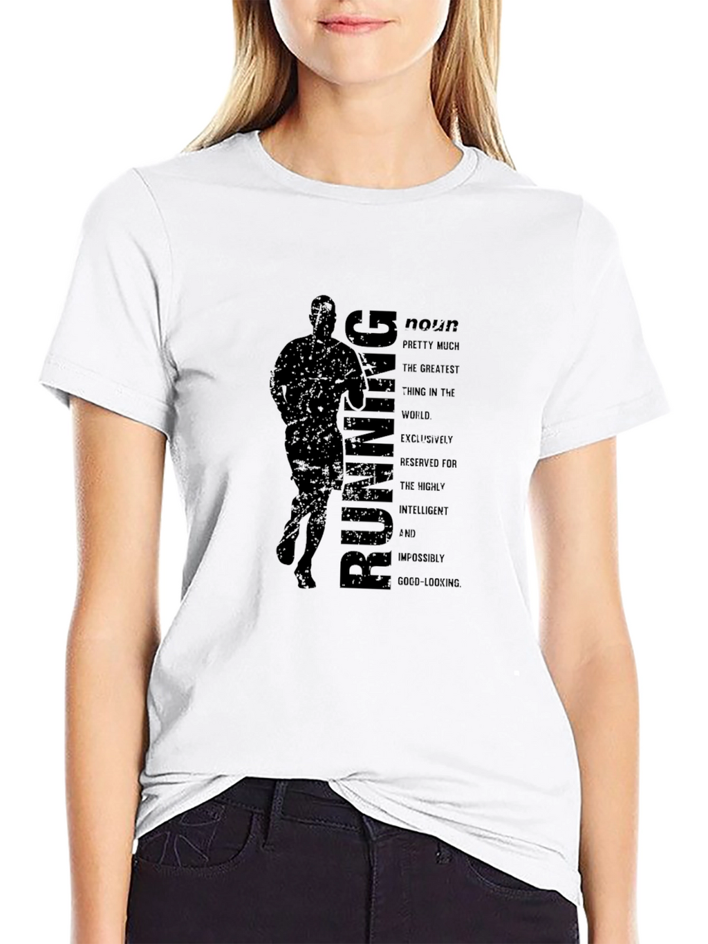 Running Definition Black T-Shirt