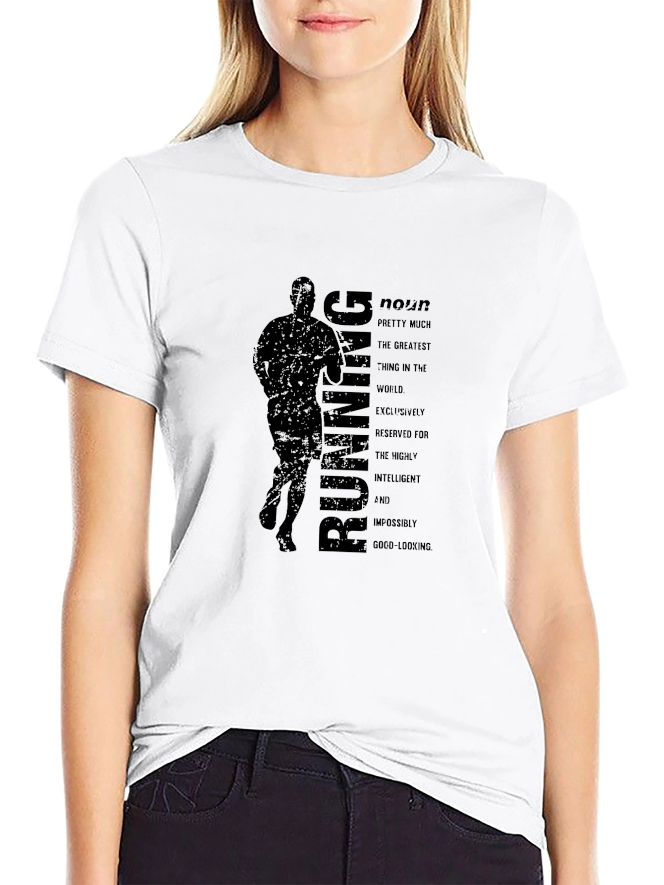 Running Definition Black T-Shirt
